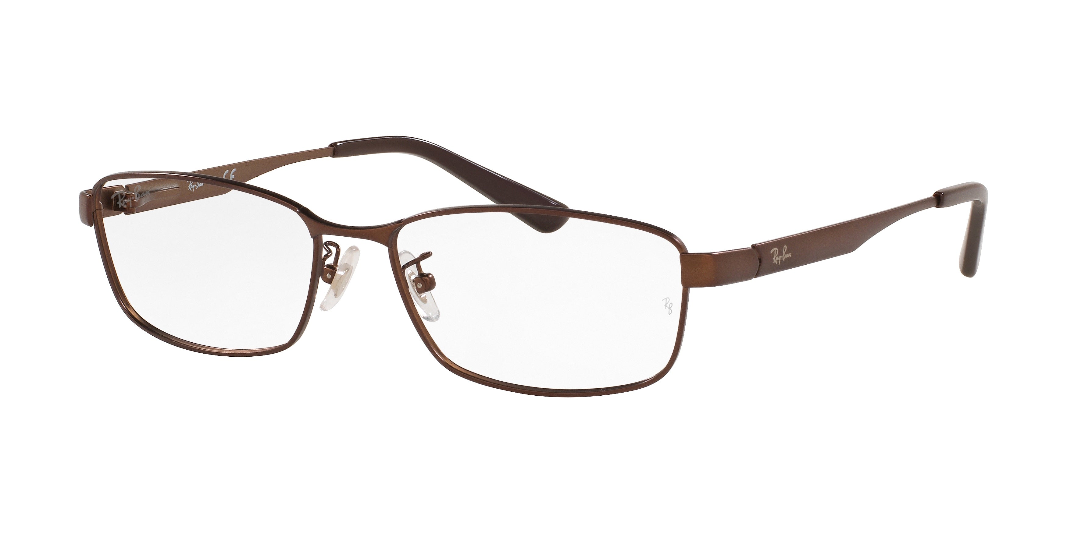 Ray-Ban Optical RX6452D Pillow Eyeglasses  3077-Brown 56-145-16 - Color Map Brown