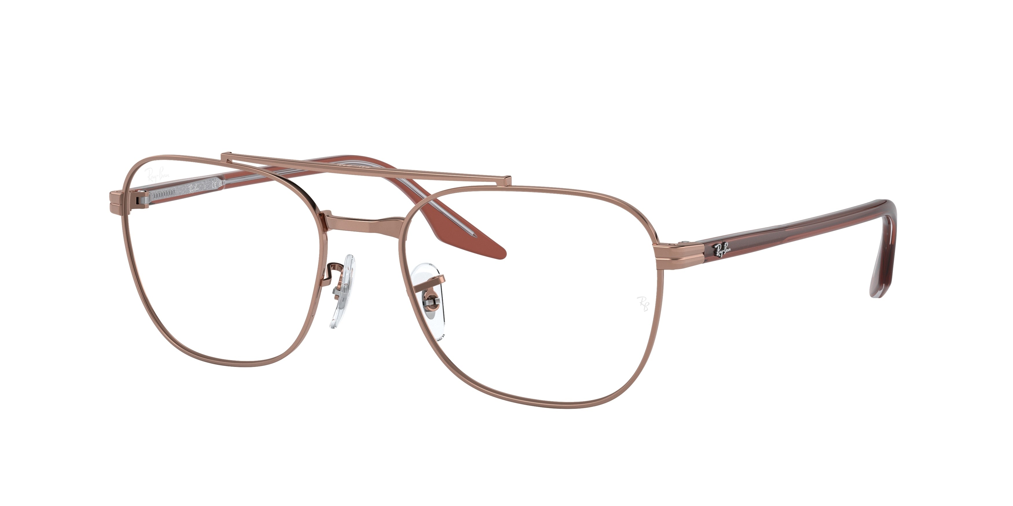 Ray-Ban Optical RX6485 Square Eyeglasses  2943-Copper 55-145-19 - Color Map Copper