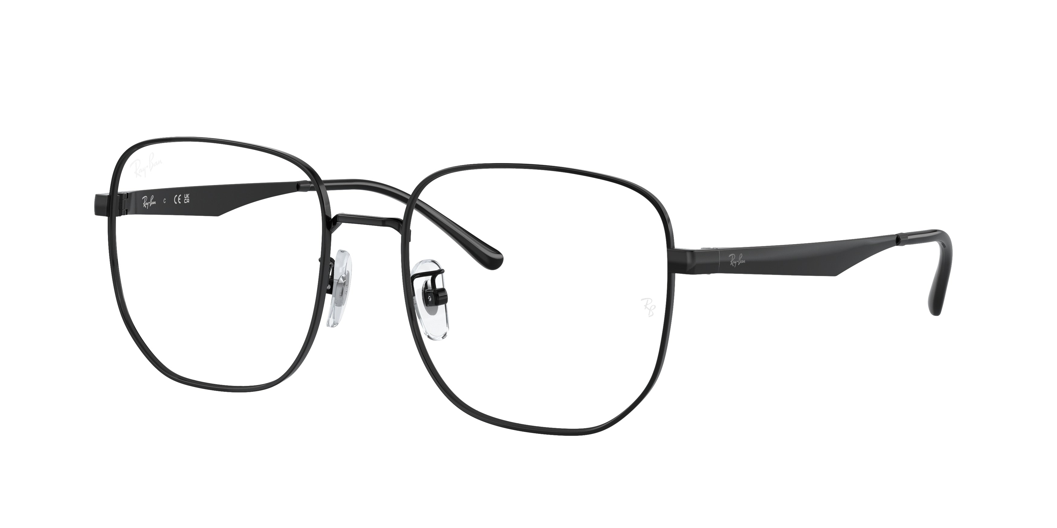 Ray-Ban Optical RX6503D Irregular Eyeglasses  2509-Black 55-145-18 - Color Map Black