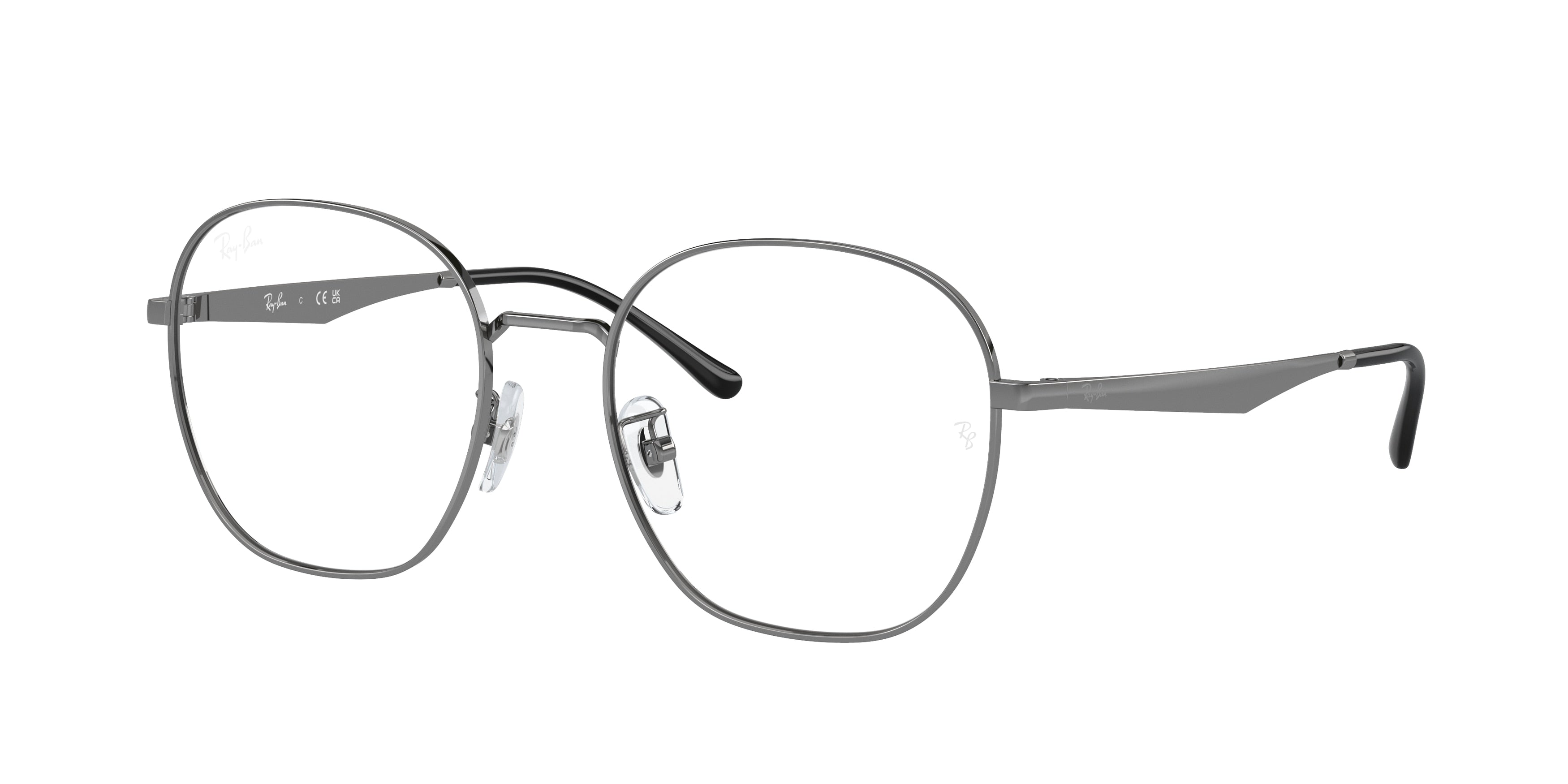 Ray-Ban Optical RX6515D Irregular Eyeglasses  2502-Gunmetal 54-145-19 - Color Map Grey