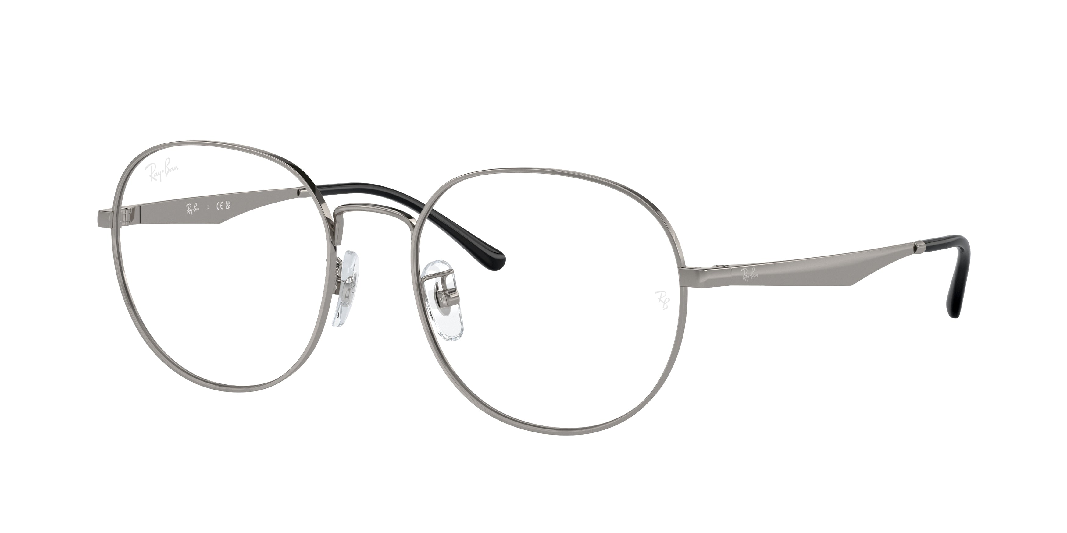 Ray-Ban Optical RX6517D Phantos Eyeglasses  2502-Gunmetal 55-145-19 - Color Map Grey