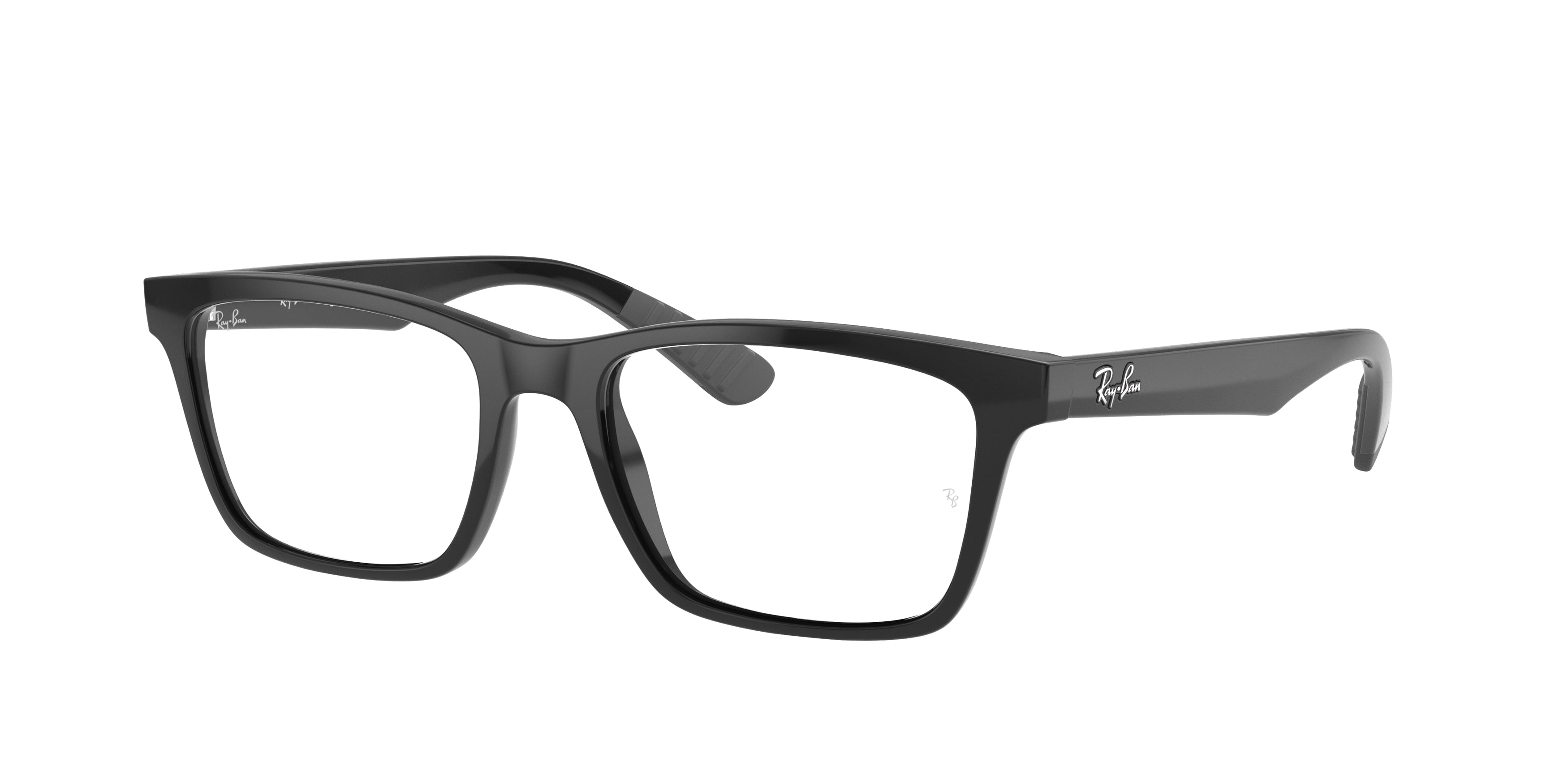 Ray-Ban Optical RX7025 Square Eyeglasses  2000-Black 53-145-17 - Color Map Black