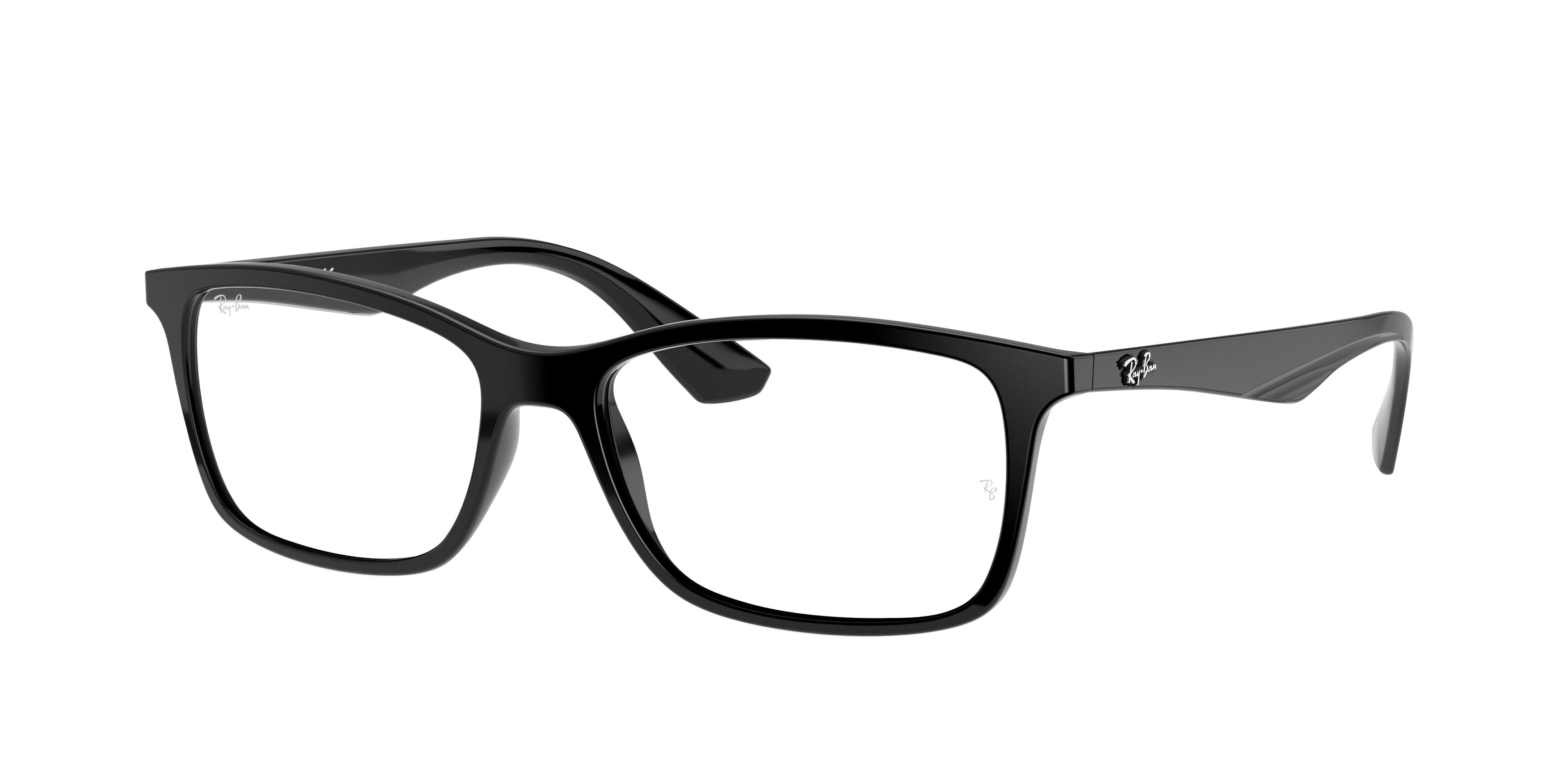 Ray-Ban Optical RX7047 Square Eyeglasses  2000-Black 54-140-17 - Color Map Black