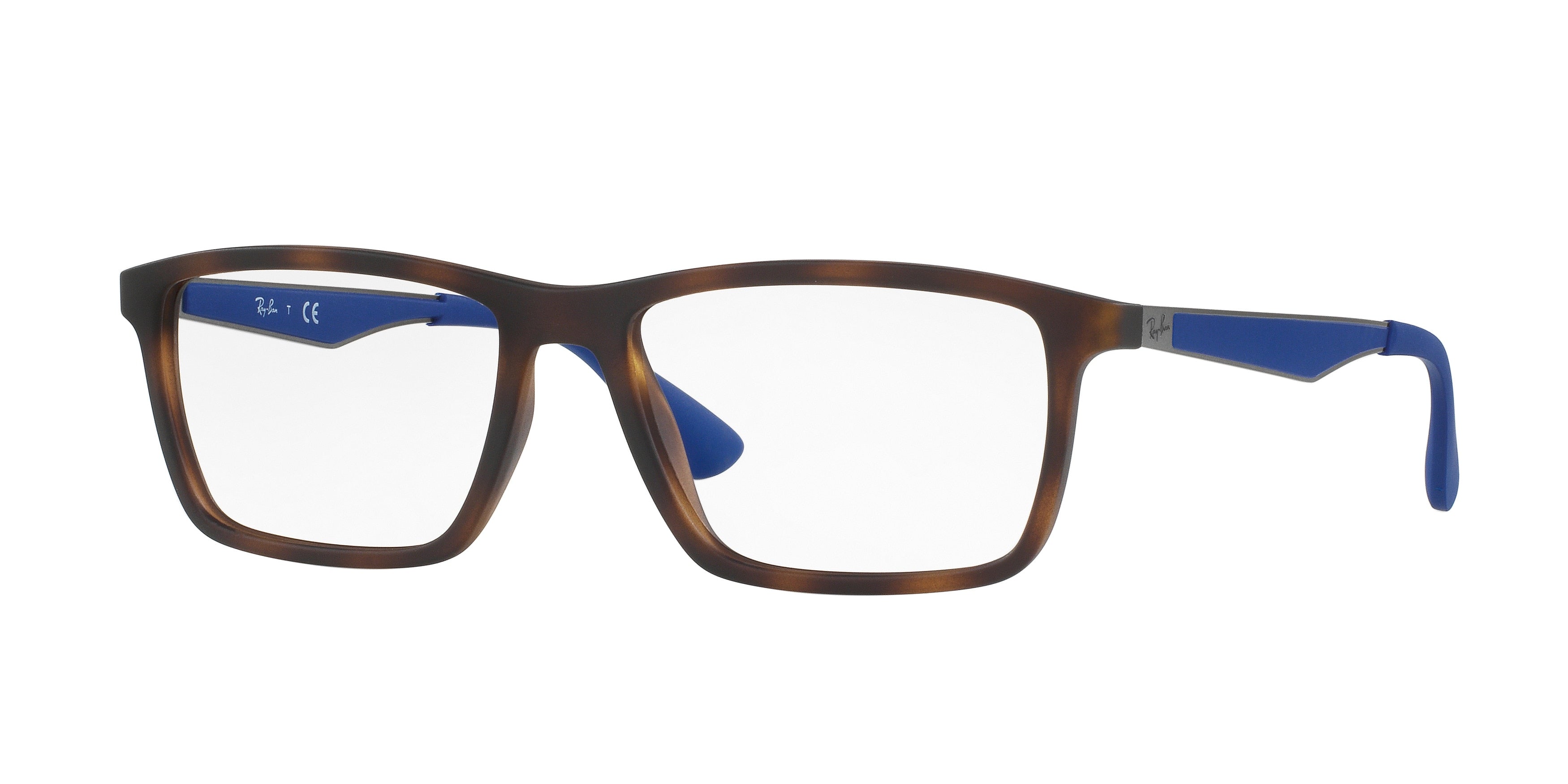 Ray-Ban Optical RX7056 Square Eyeglasses  5645-Havana 55-145-17 - Color Map Tortoise