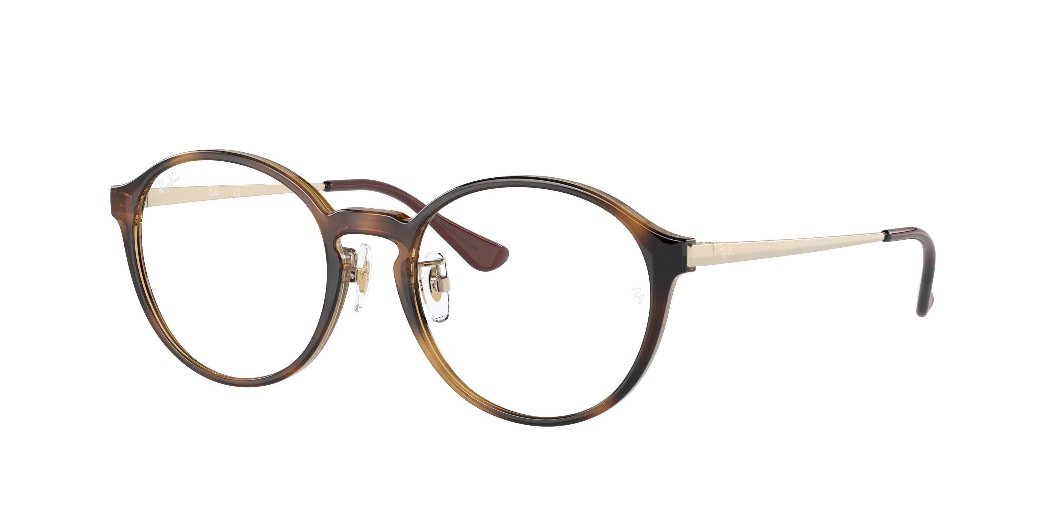 Ray-Ban Optical RX7178D Phantos Eyeglasses  2012-Havana 51-145-18 - Color Map Tortoise