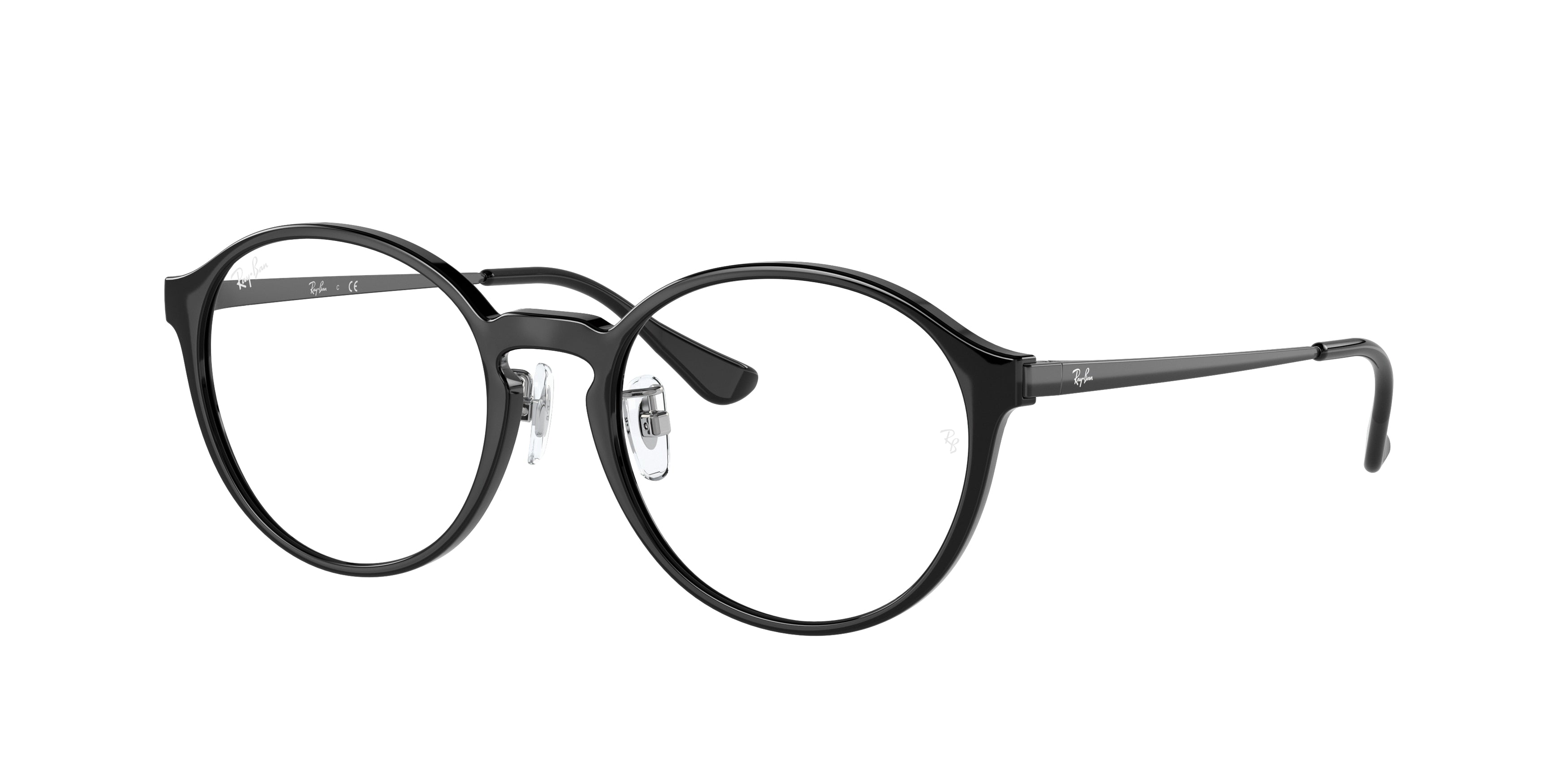 Ray-Ban Optical RX7178D Phantos Eyeglasses  5725-Black 51-145-18 - Color Map Black