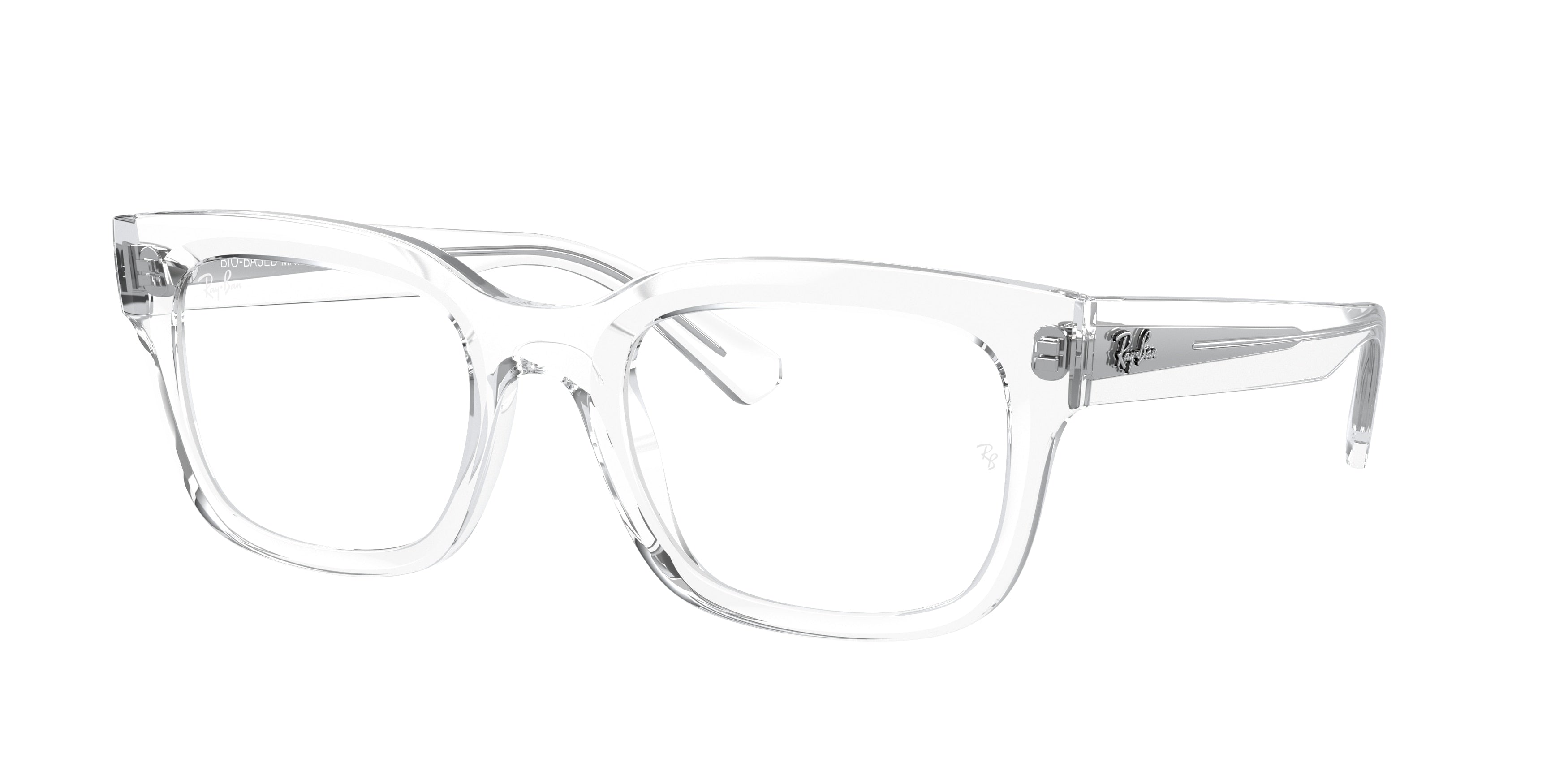 Ray-Ban Optical CHAD RX7217F Rectangle Eyeglasses  8321-Transparent 54-145-22 - Color Map Transparent