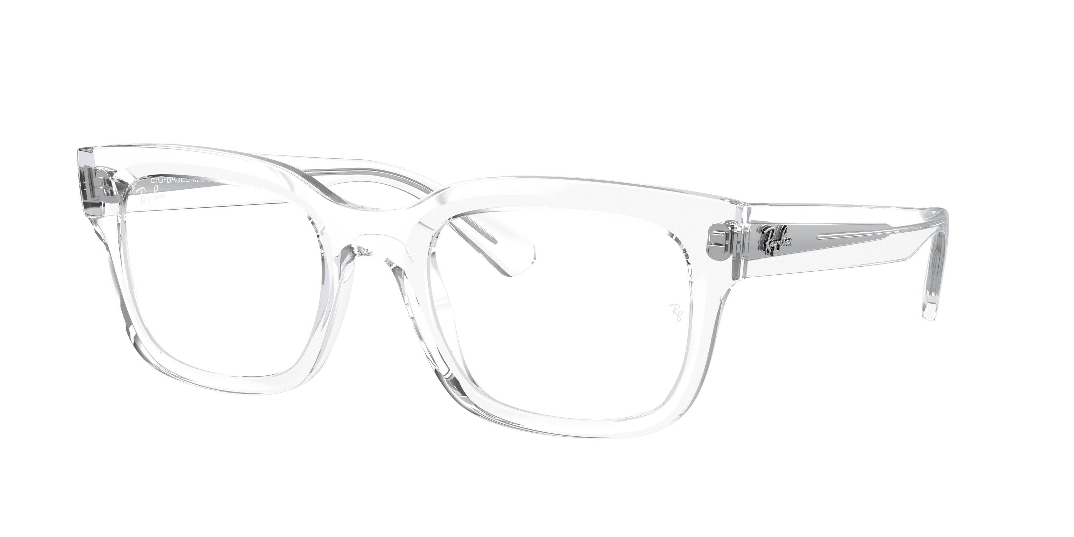 Ray-Ban Optical CHAD RX7217 Rectangle Eyeglasses  8321-Transparent 54-145-22 - Color Map Transparent