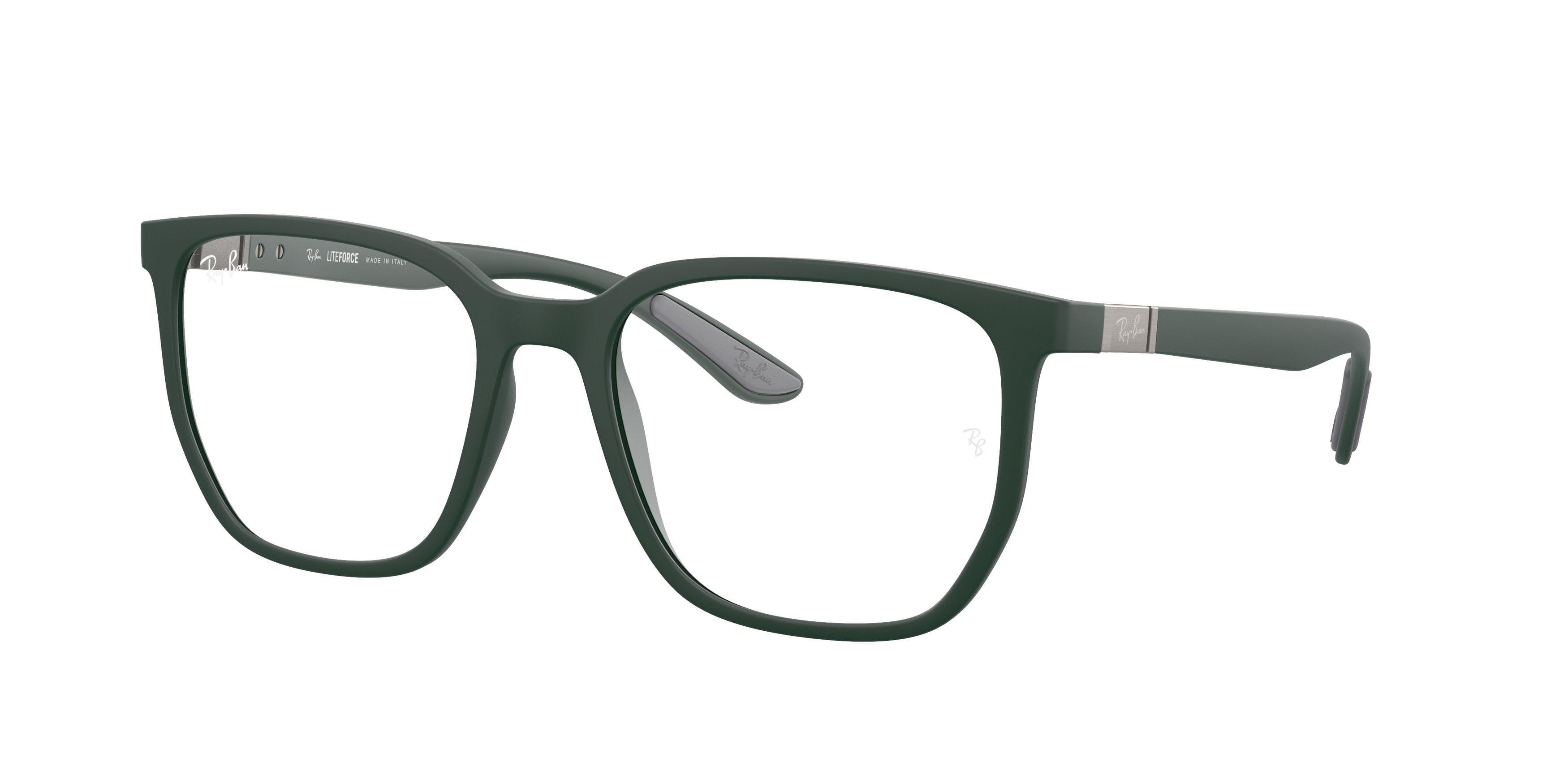 Ray-Ban Optical RX7235 Irregular Eyeglasses  8062-Sand Green 55-145-19 - Color Map Green