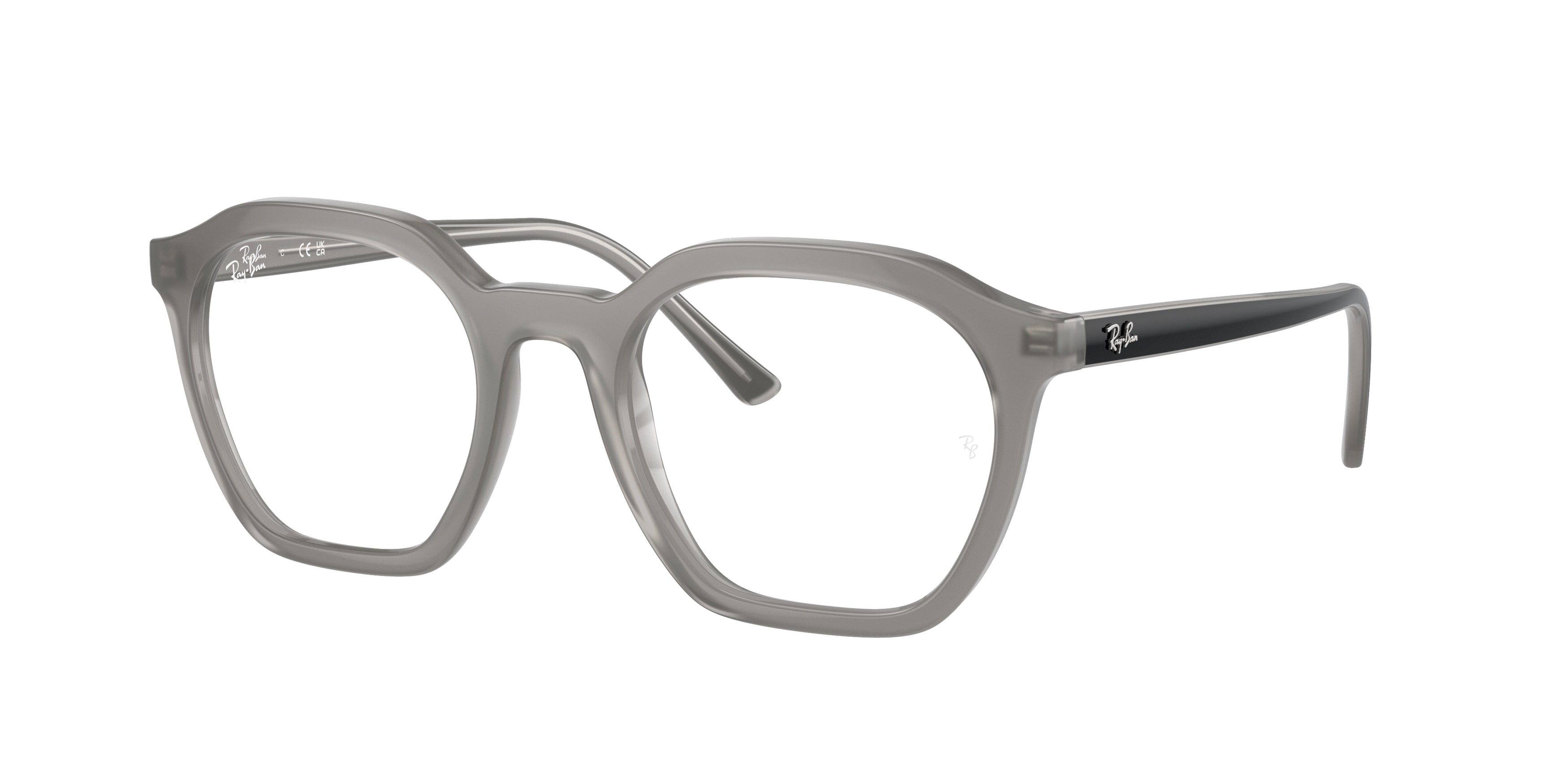 Ray-Ban Optical ALICE RX7238F Irregular Eyeglasses  8354-Opal Grey 52-145-21 - Color Map Grey