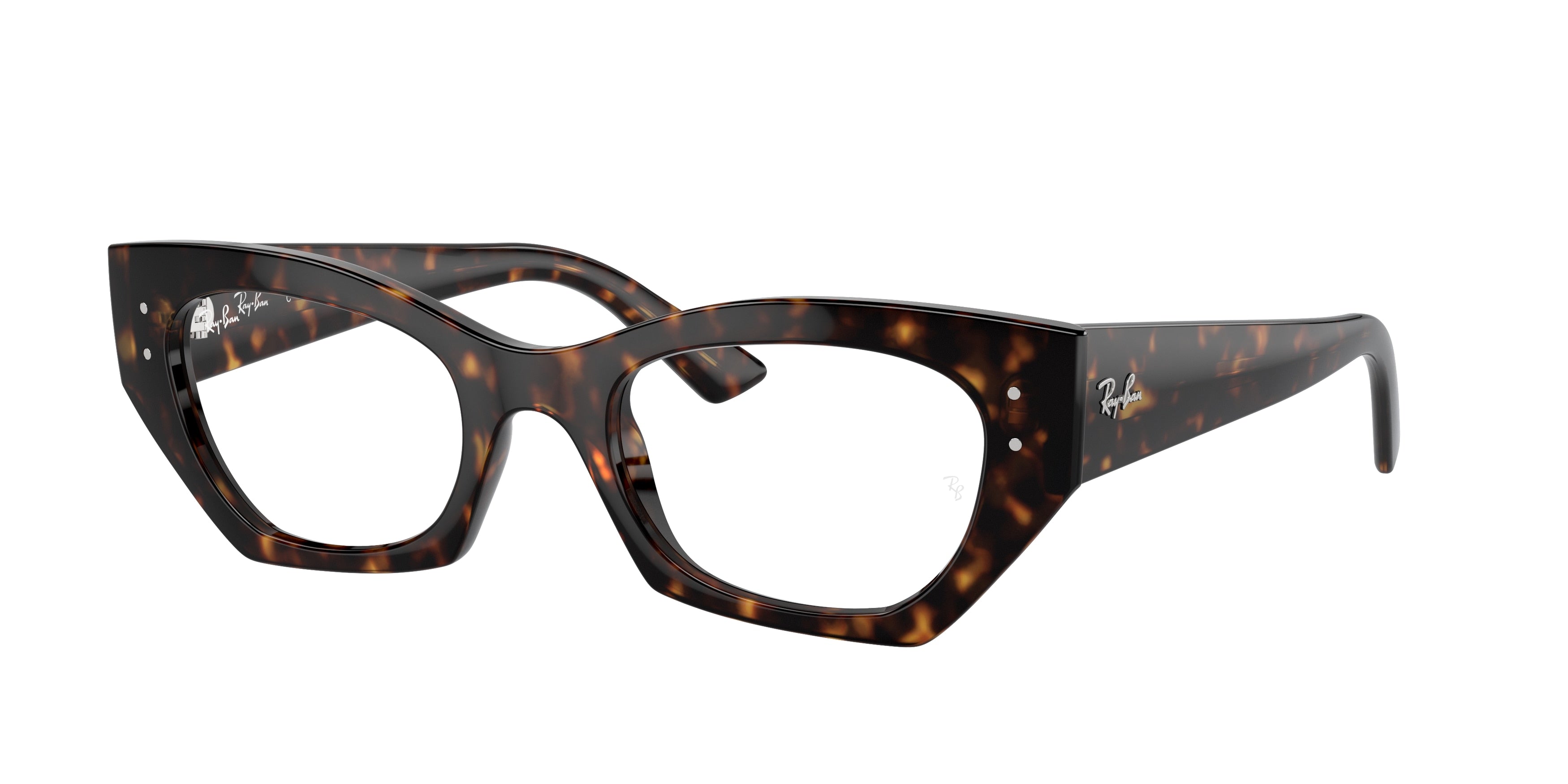 Ray-Ban Optical ZENA RX7330F Irregular Eyeglasses  8320-Havana 49-145-22 - Color Map Tortoise