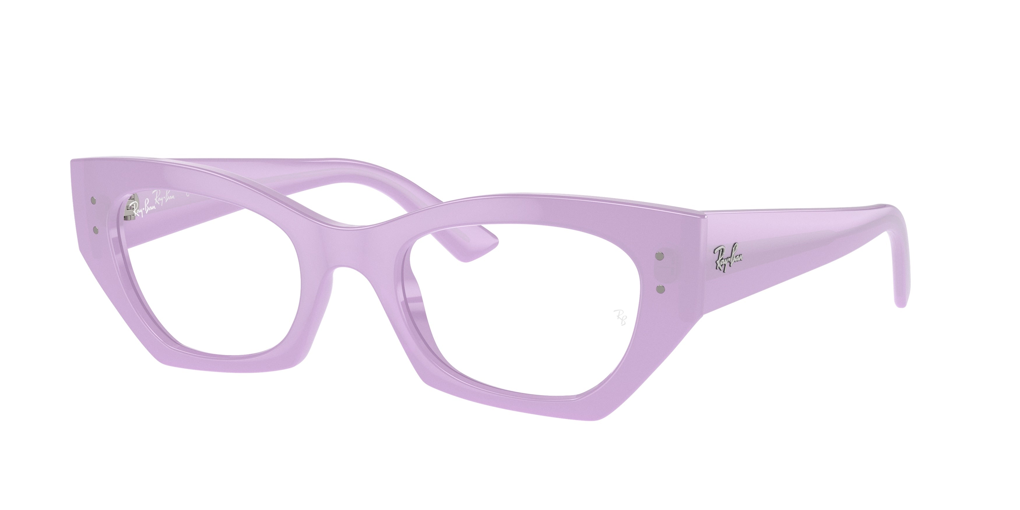 Ray-Ban Optical ZENA RX7330F Irregular Eyeglasses  8346-Lilac 49-145-22 - Color Map Violet