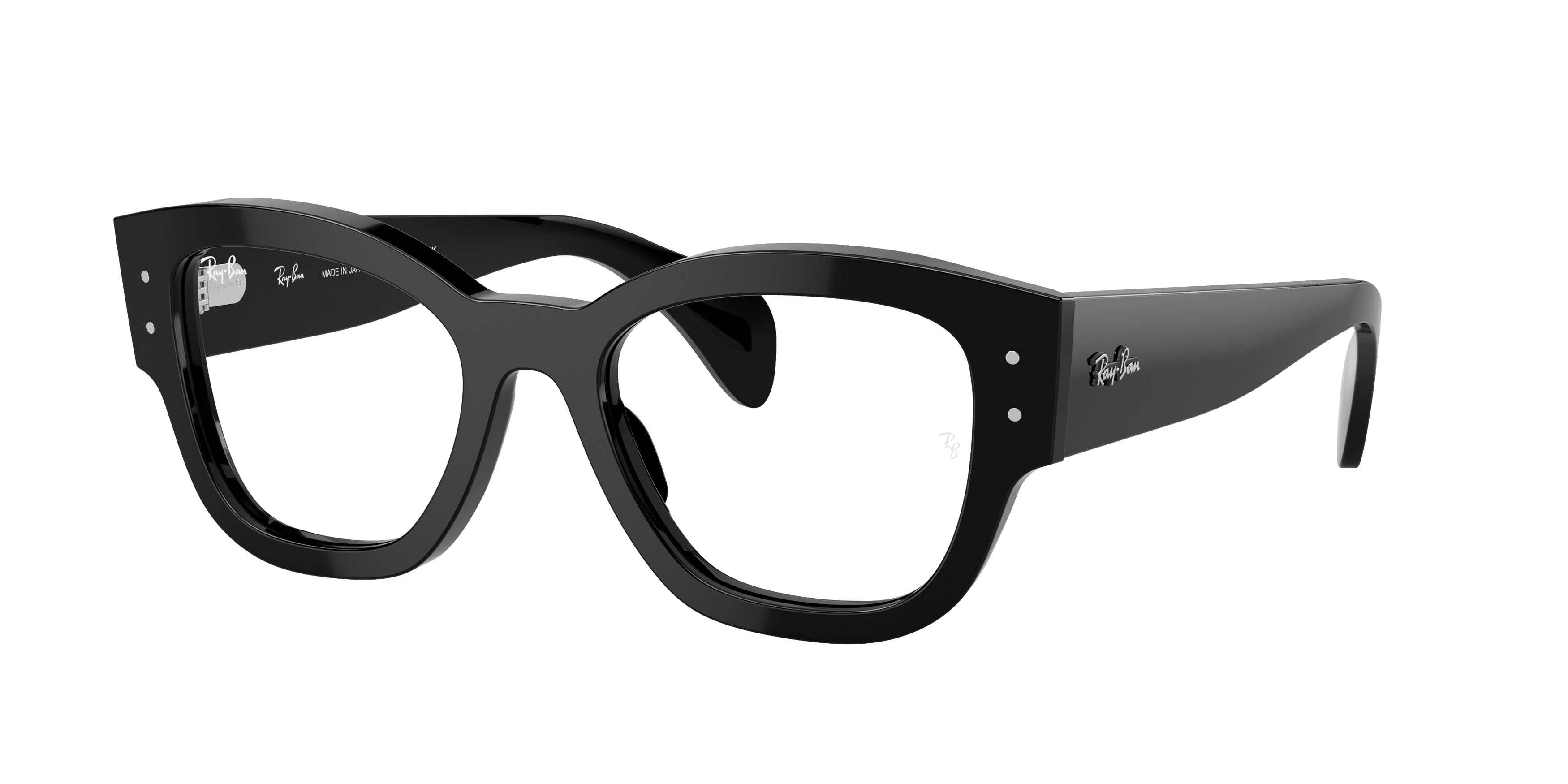 Ray-Ban Optical JORGE RX7681V Square Eyeglasses  2000-Black 52-145-20 - Color Map Black