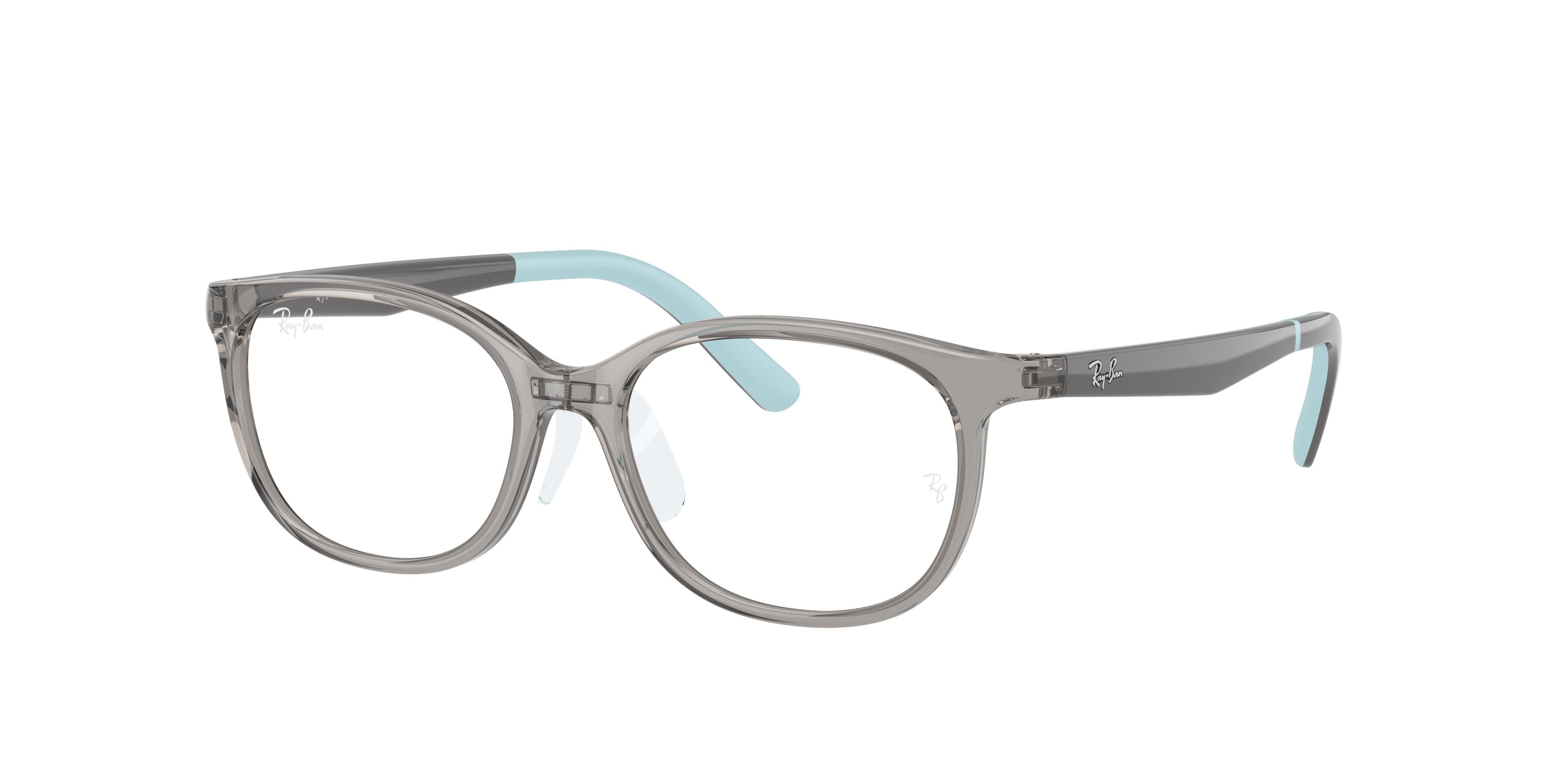 Ray-Ban Junior Vista RY1614D Pillow Eyeglasses  3908-Transparent Grey 49-140-15 - Color Map Grey