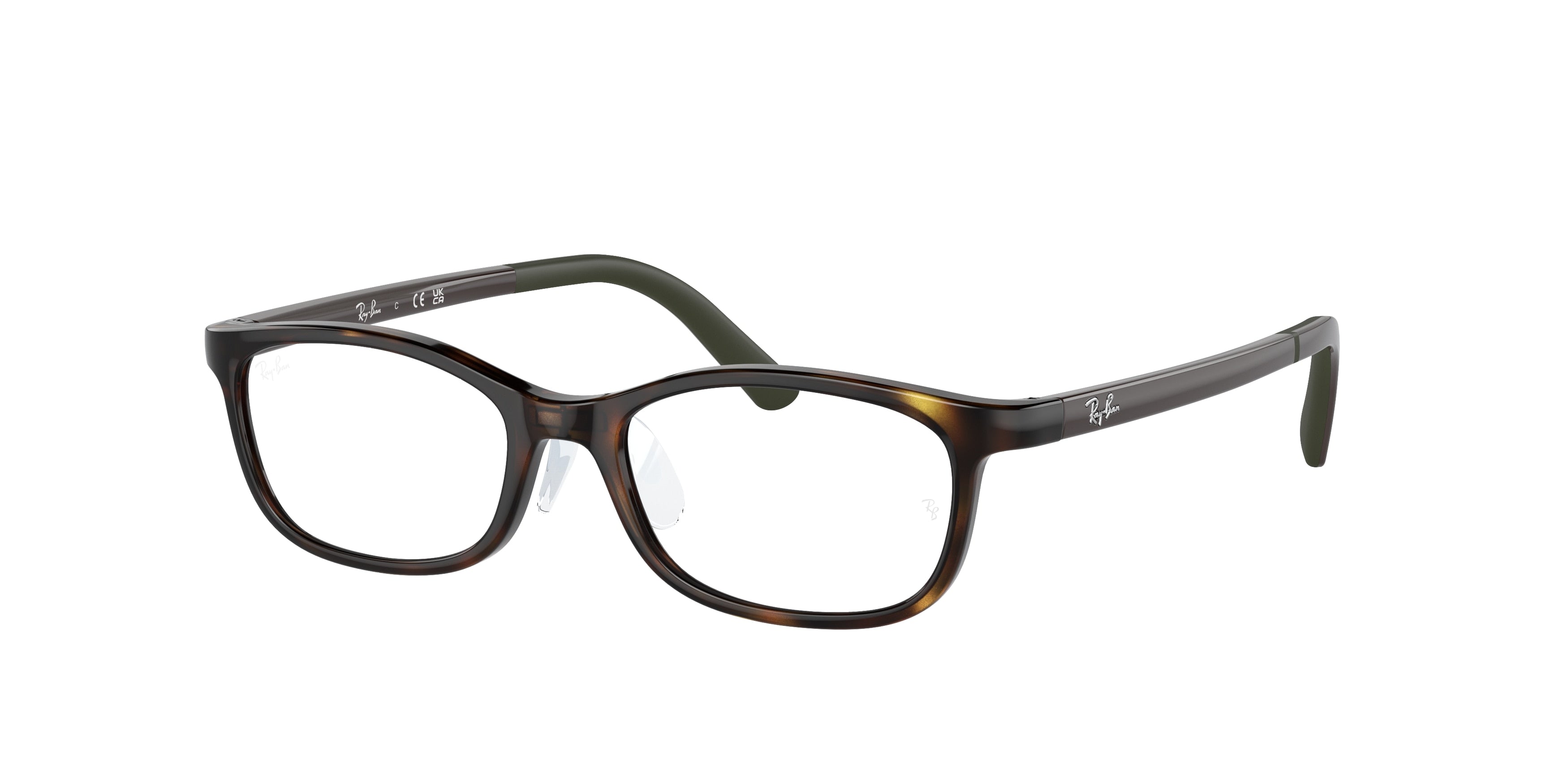 Ray-Ban Junior Vista RY1615D Pillow Eyeglasses  3863-Havana 48-140-16 - Color Map Tortoise