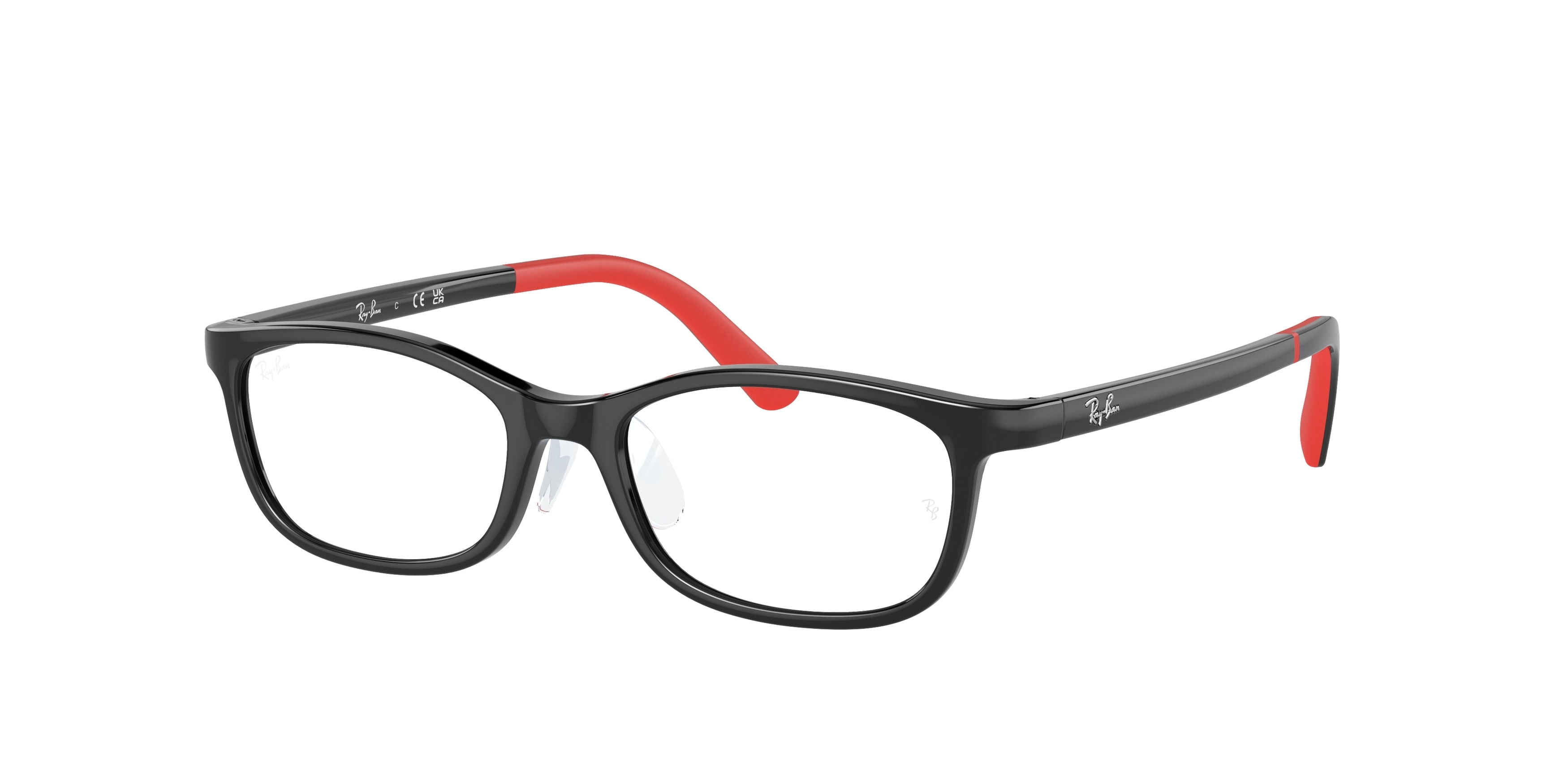 Ray-Ban Junior Vista RY1615D Pillow Eyeglasses  3876-Black 48-140-16 - Color Map Black