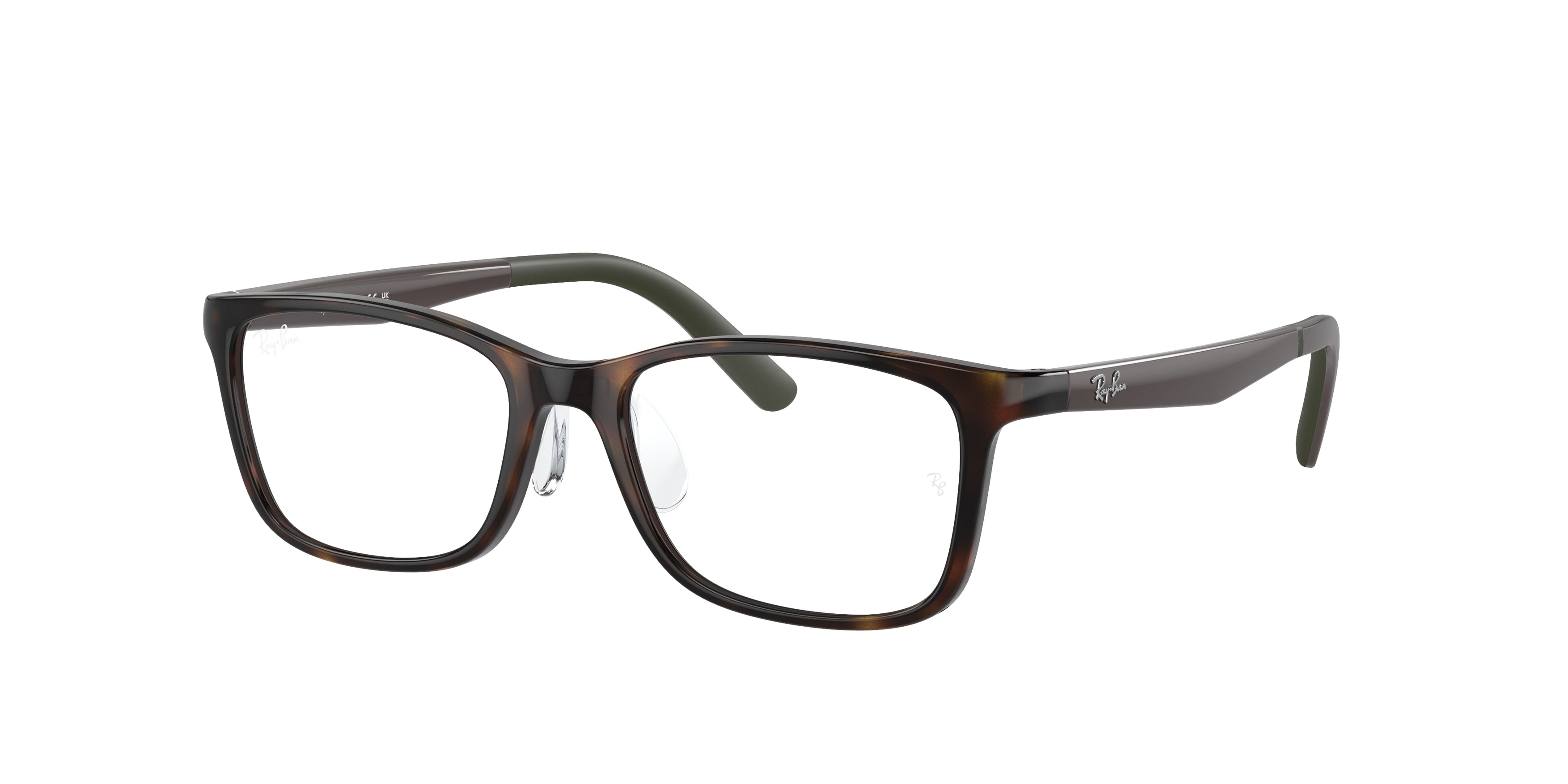 Ray-Ban Junior Vista RY1626D Rectangle Eyeglasses  3863-Havana 49-140-16 - Color Map Tortoise