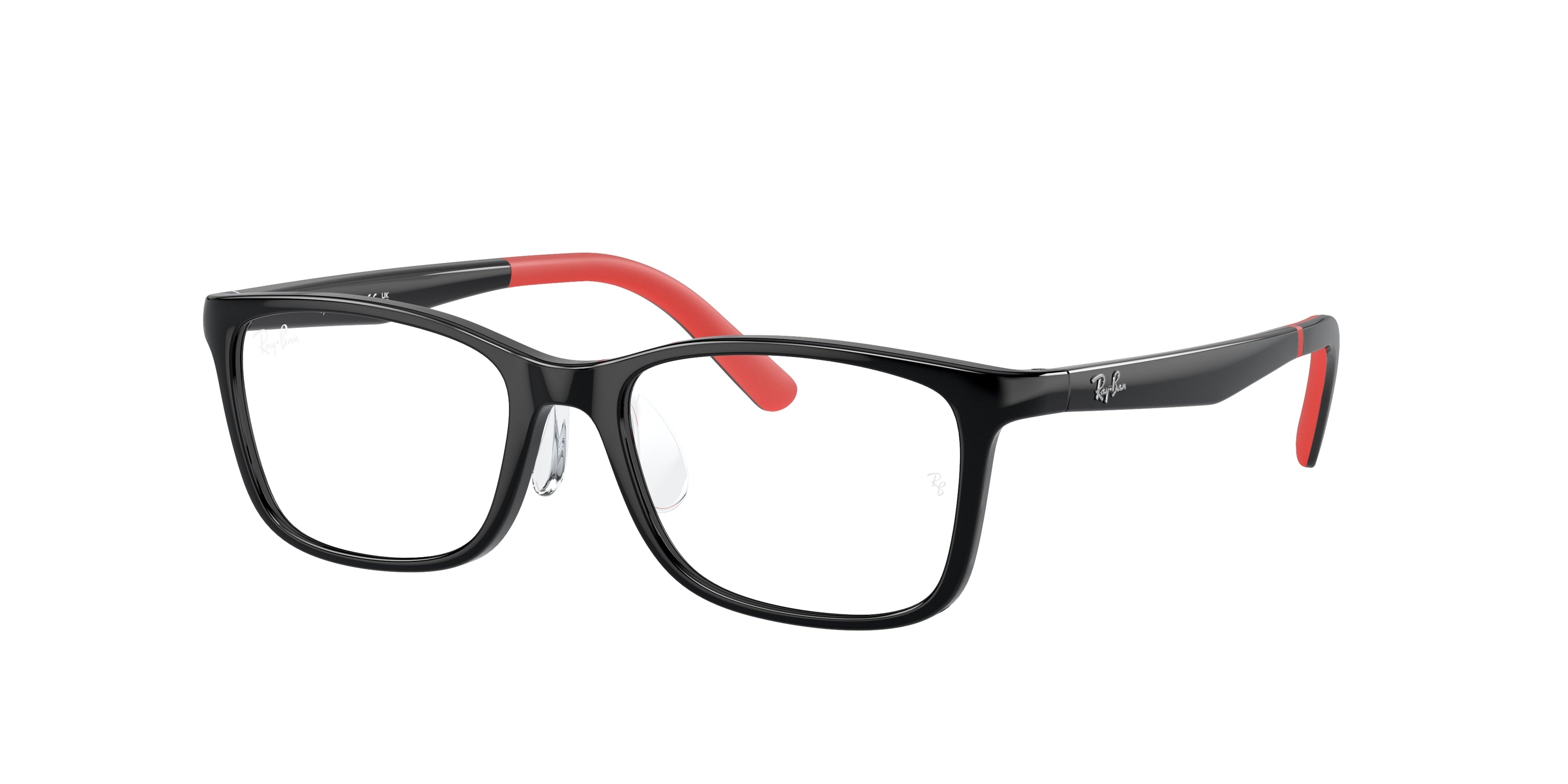 Ray-Ban Junior Vista RY1626D Rectangle Eyeglasses  3876-Black 49-140-16 - Color Map Black