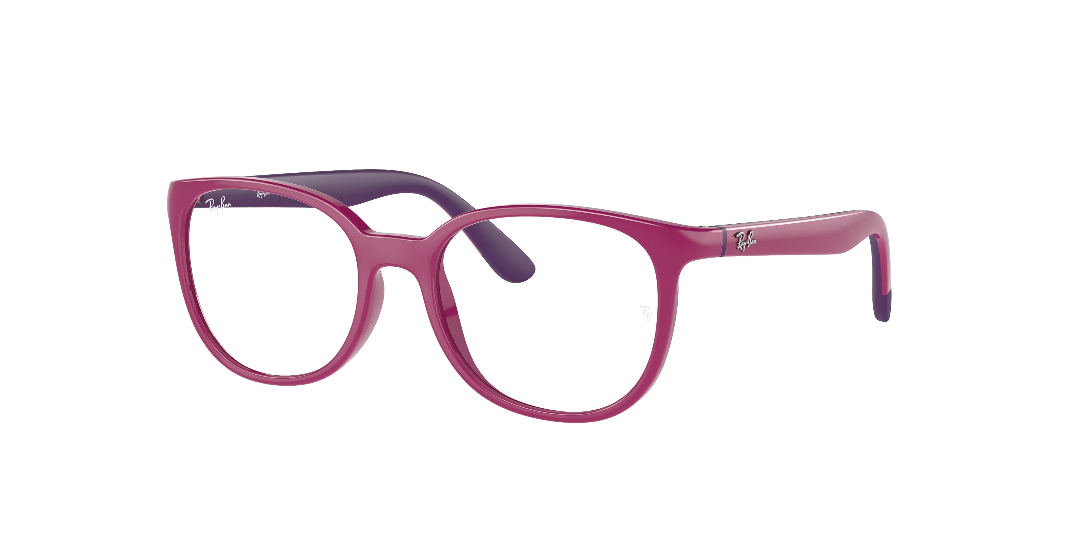 Ray-Ban Junior Vista RY1631 Phantos Eyeglasses  3933-Fuchsia On Violet 47-130-16 - Color Map Pink