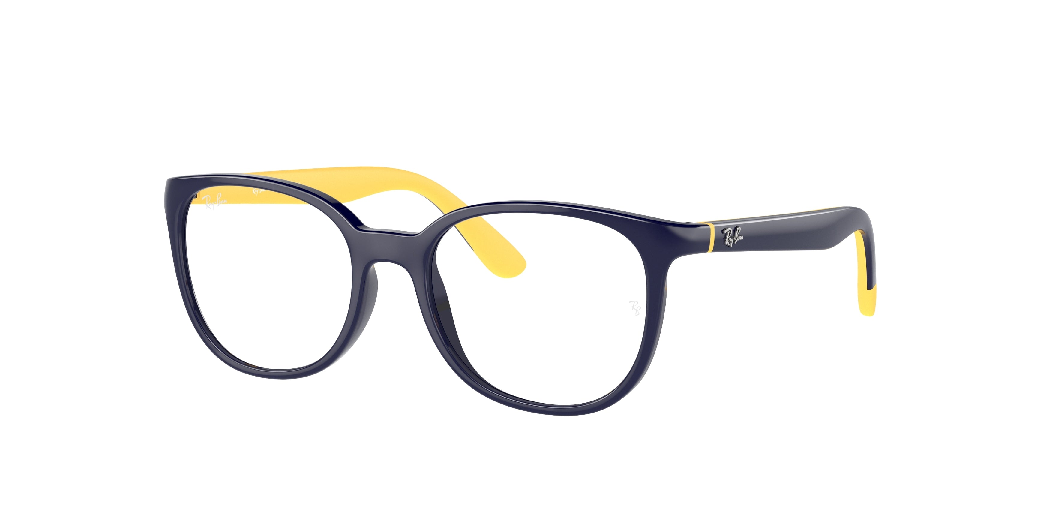 Ray-Ban Junior Vista RY1631 Phantos Eyeglasses  3937-Dark Blue On Yellow 47-130-16 - Color Map Blue