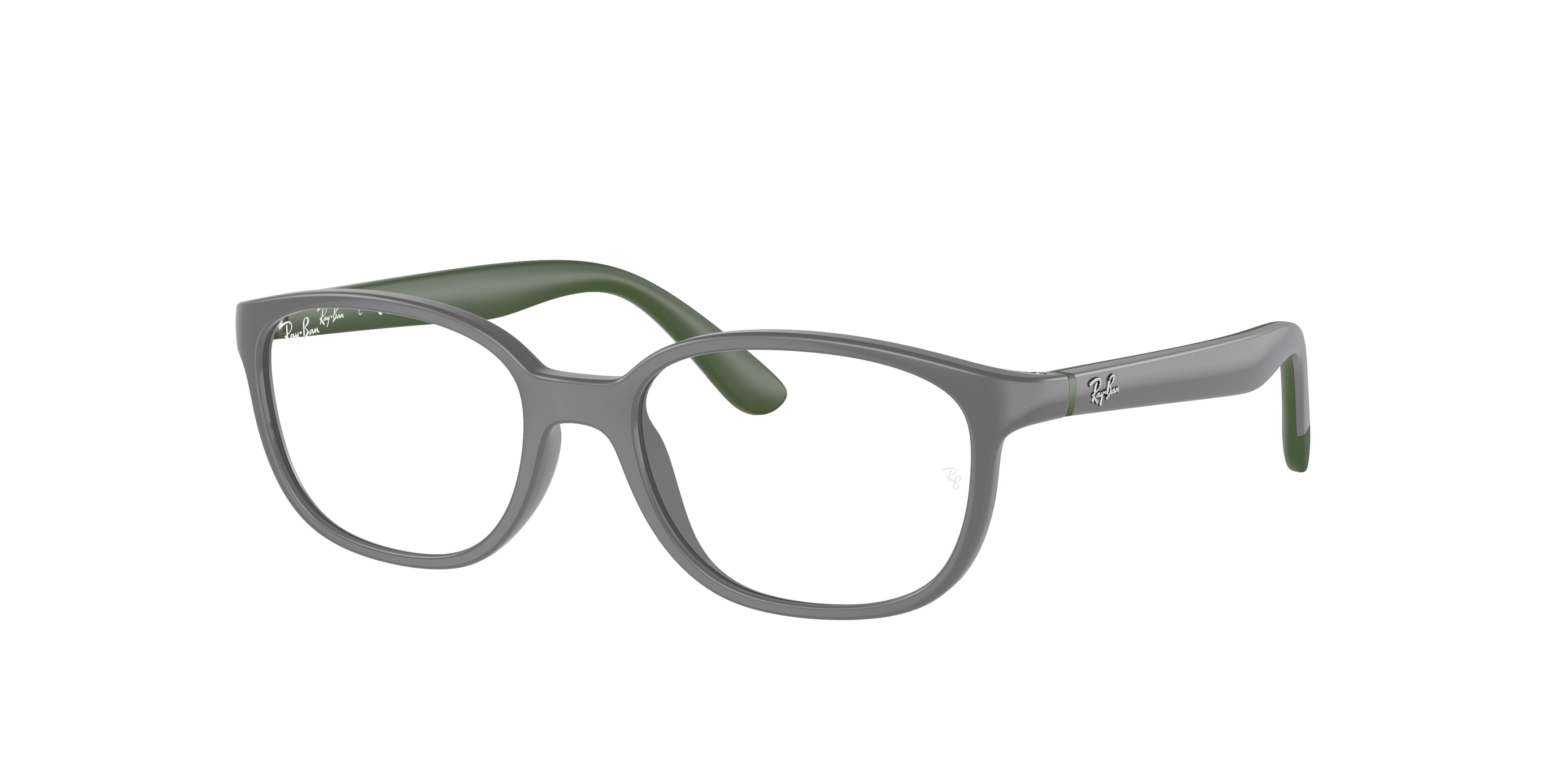 Ray-Ban Junior Vista RY1632F Phantos Eyeglasses  3964-Dark Grey On Green 48-130-16 - Color Map Grey