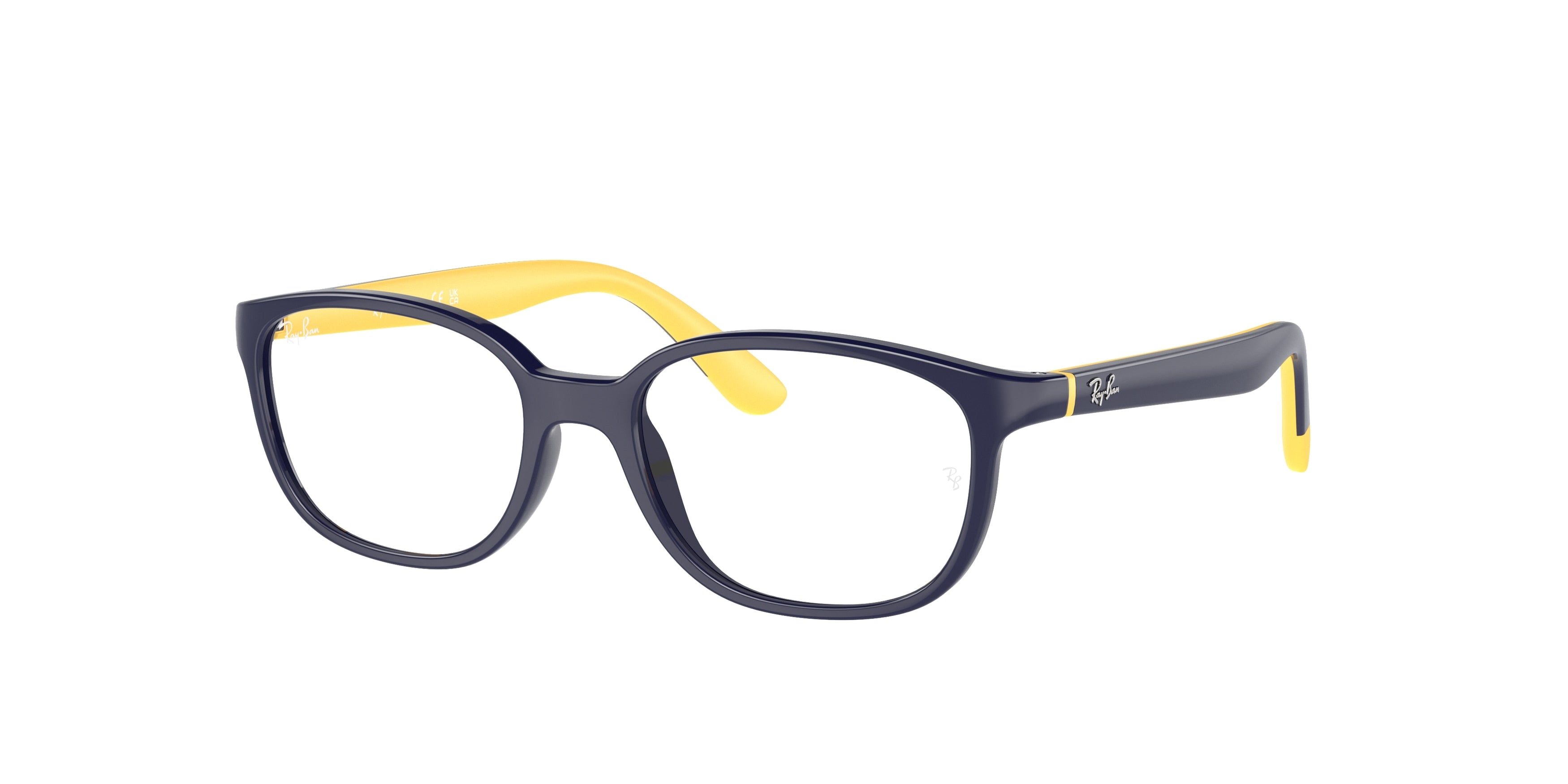 Ray-Ban Junior Vista RY1632 Phantos Eyeglasses  3937-Dark Blue On Yellow 48-130-16 - Color Map Blue