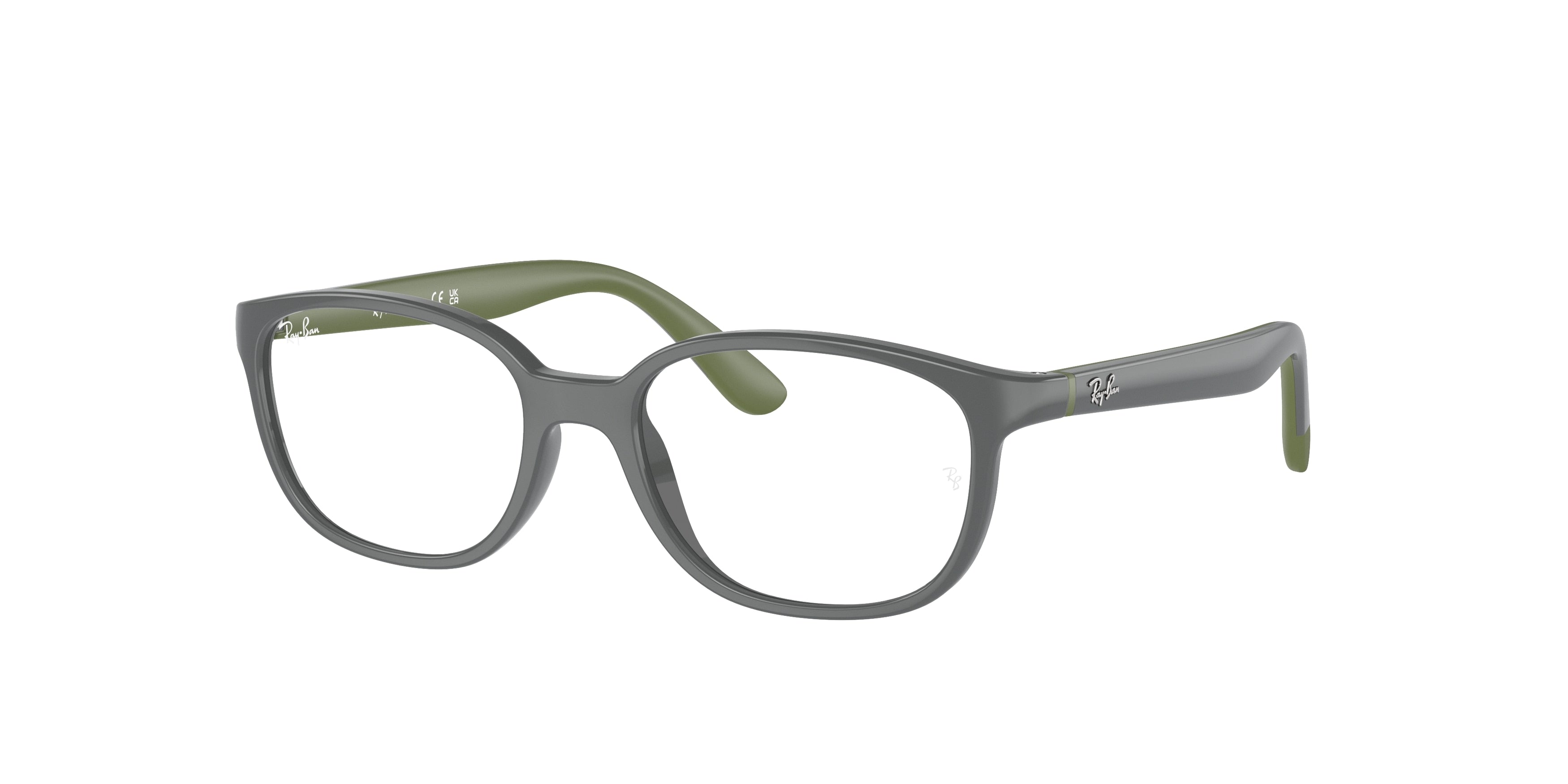 Ray-Ban Junior Vista RY1632 Phantos Eyeglasses  3964-Dark Grey On Green 48-130-16 - Color Map Grey