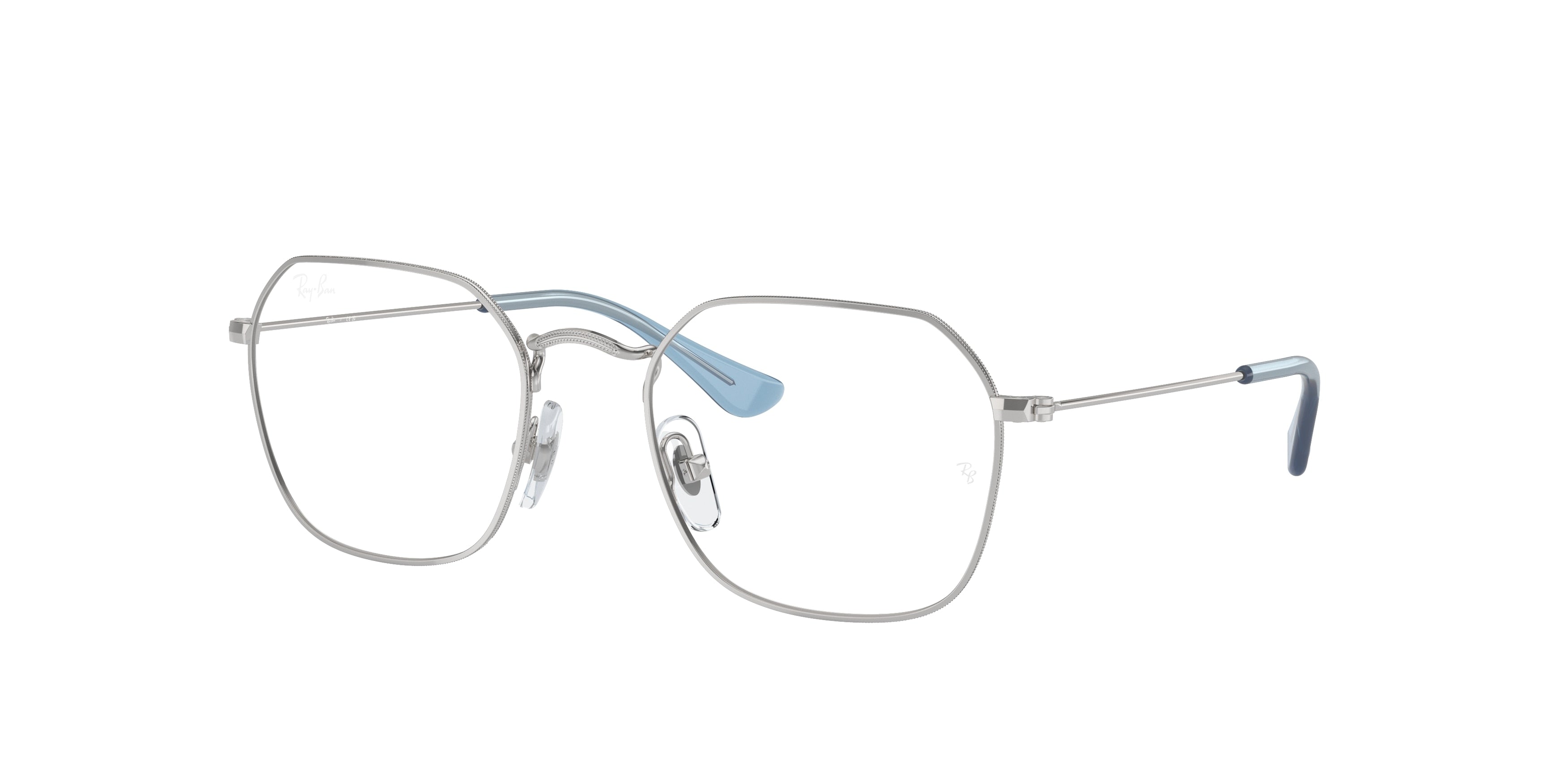 Ray-Ban Junior Vista RY9594V Irregular Eyeglasses  4090-Silver 47-130-19 - Color Map Silver