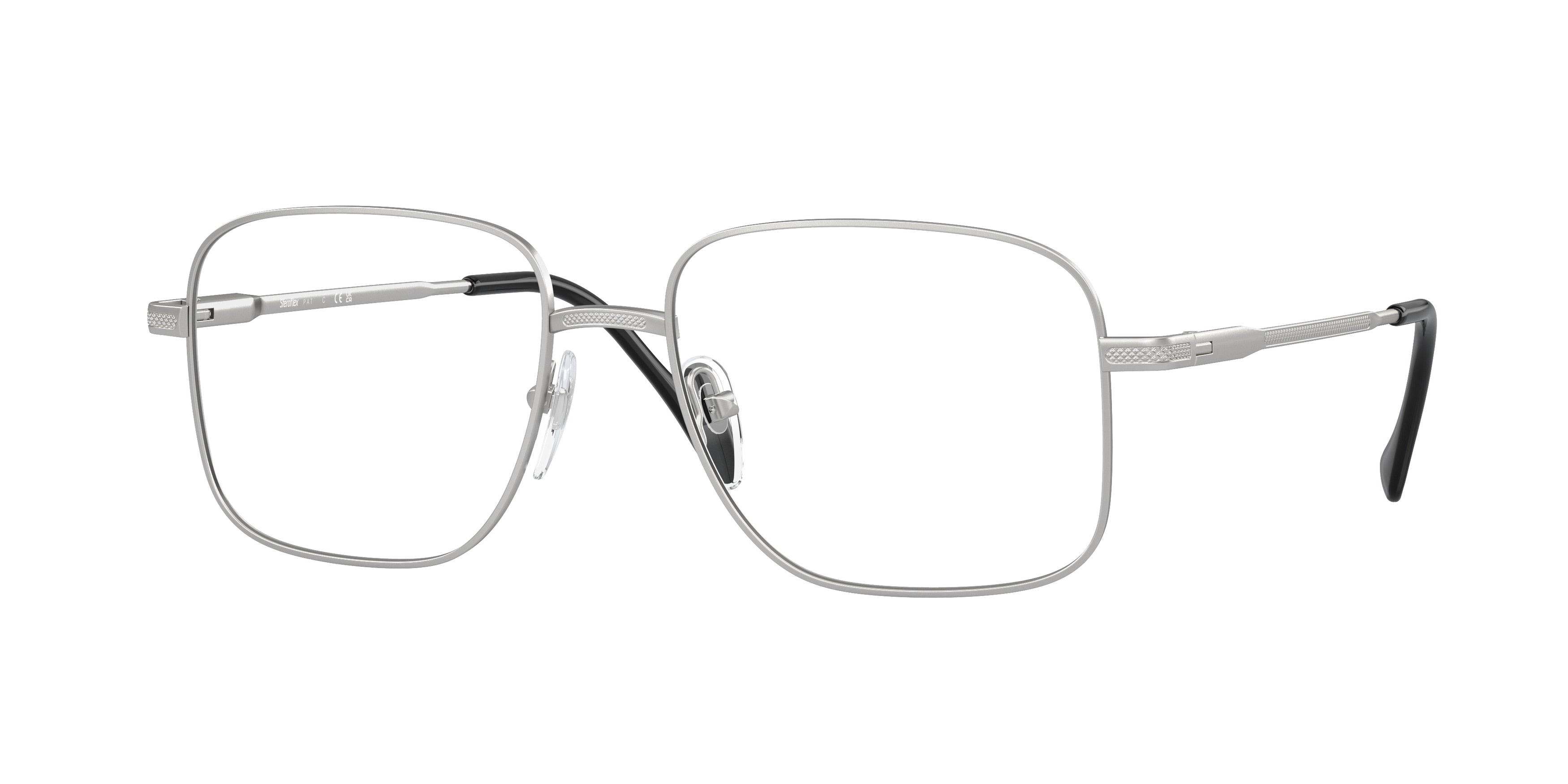 Sferoflex SF2298 Square Eyeglasses  103S-Matte Silver 55-140-17 - Color Map Silver