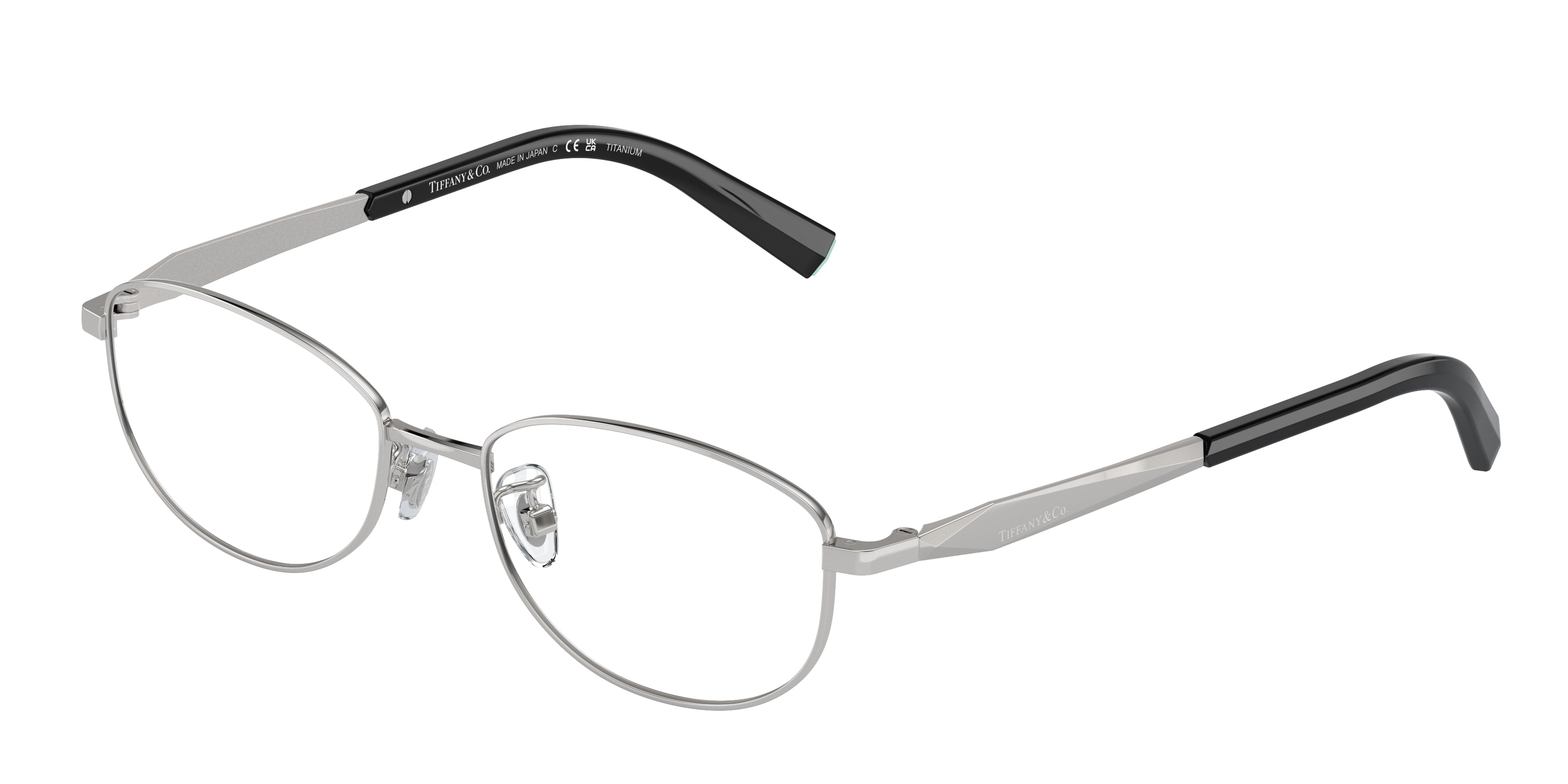 Tiffany TF1154TD Oval Eyeglasses  6001-Silver 52-140-17 - Color Map Silver