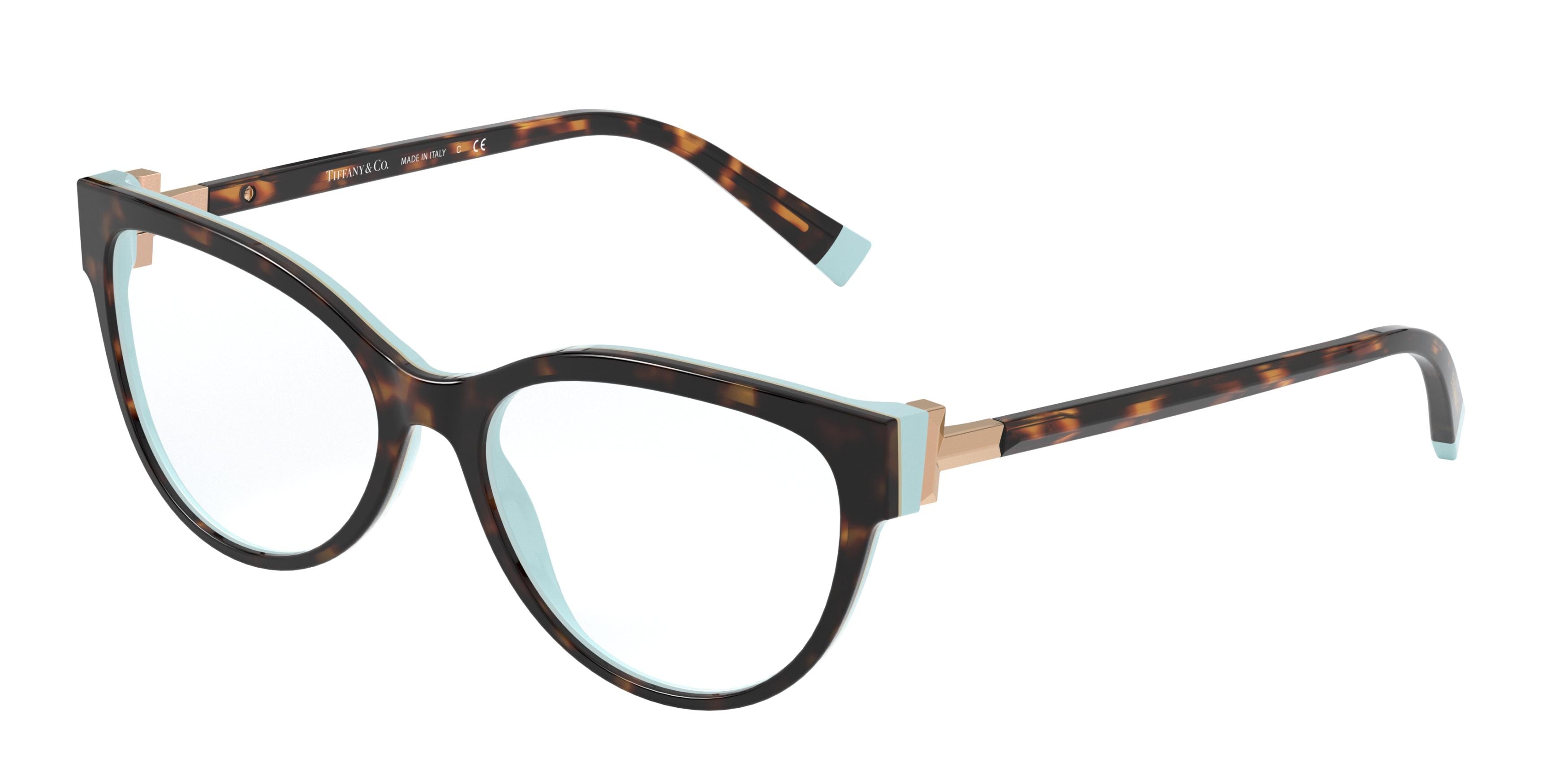 Tiffany havana outlet blue eyeglasses