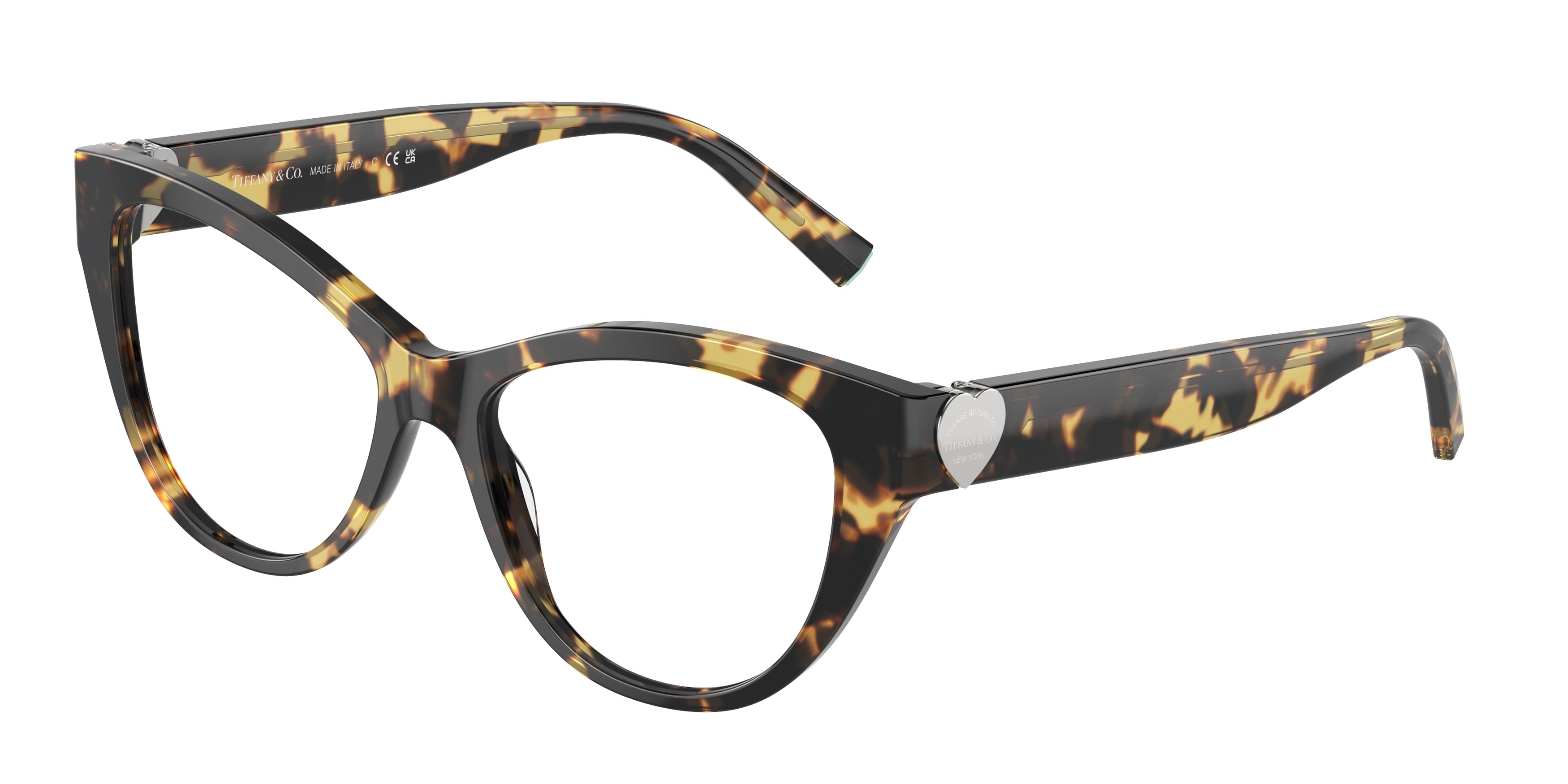 Tiffany TF2251F Cat Eye Eyeglasses  8064-Havana 51-140-16 - Color Map Tortoise