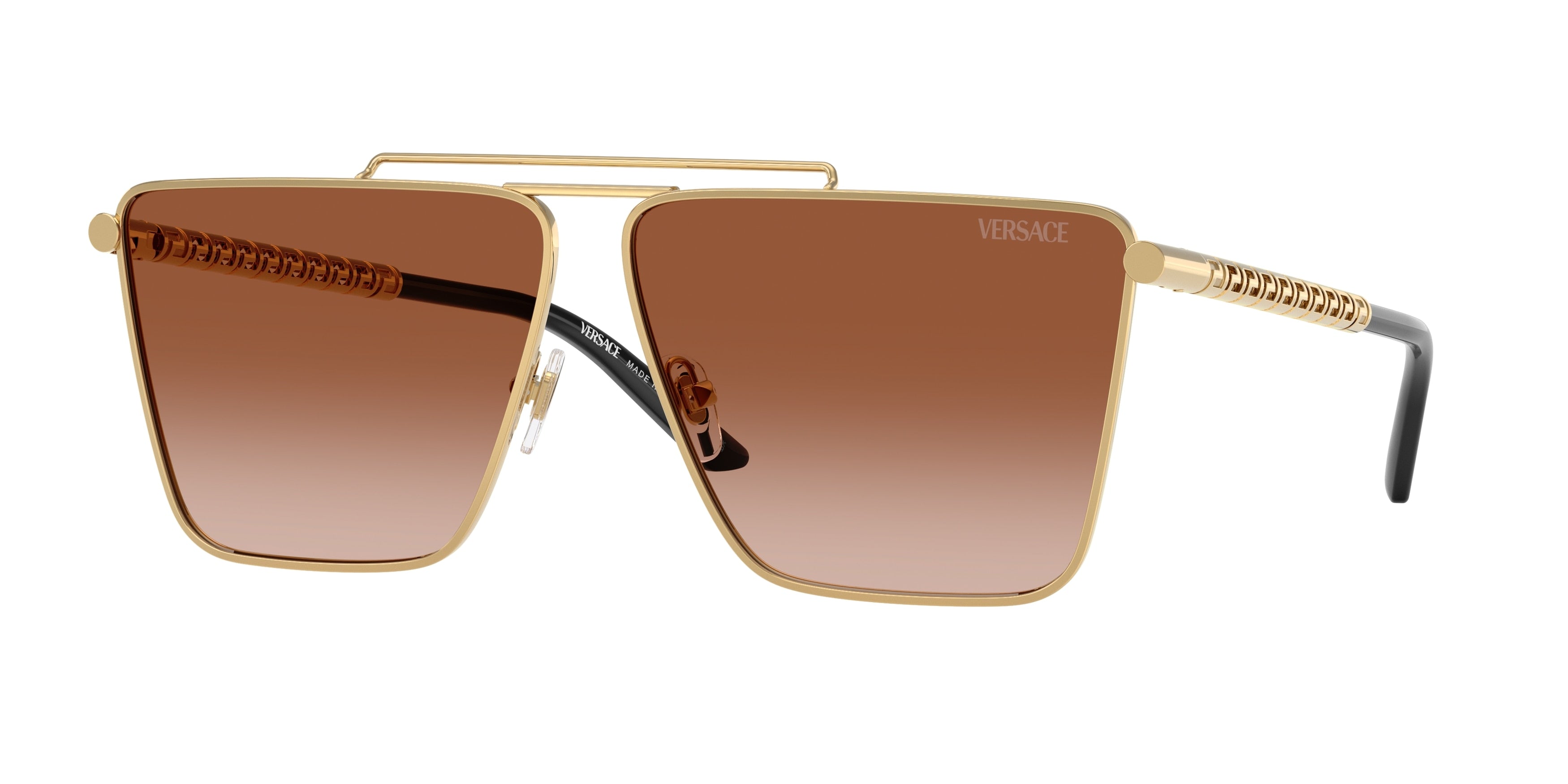 Versace VE2266 Pillow Sunglasses  100213-Gold 64-145-11 - Color Map Gold