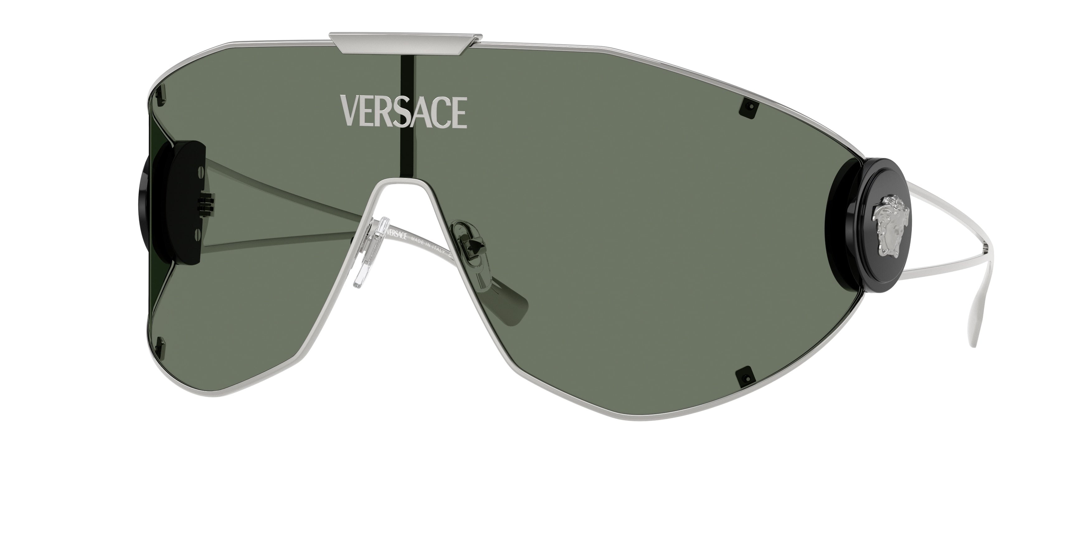 Versace VE2268 Irregular Sunglasses  10003H-Silver 42-115-142 - Color Map Silver