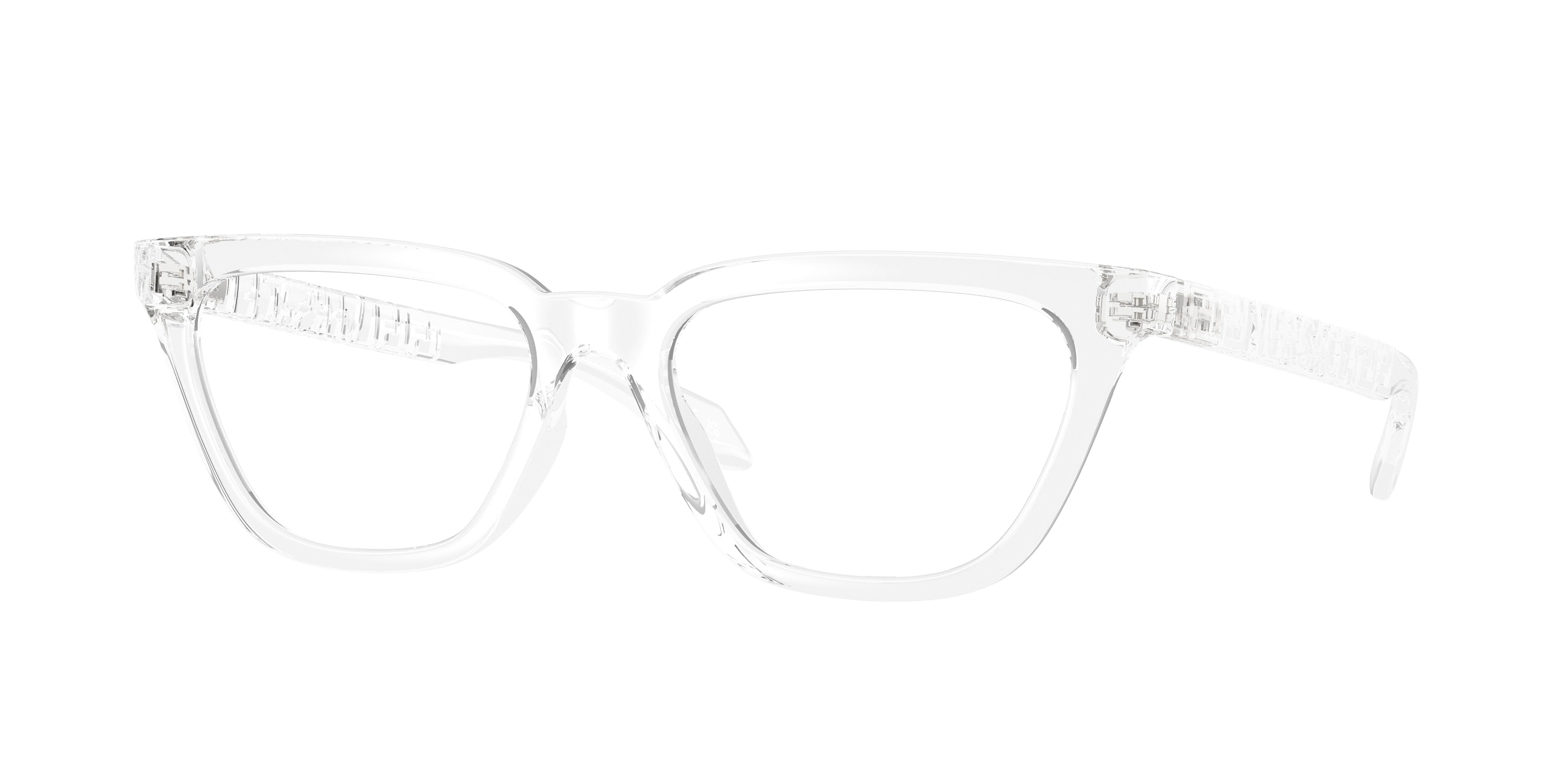 Versace VE3352U Cat Eye Eyeglasses  148-Crystal 53-140-17 - Color Map Transparent