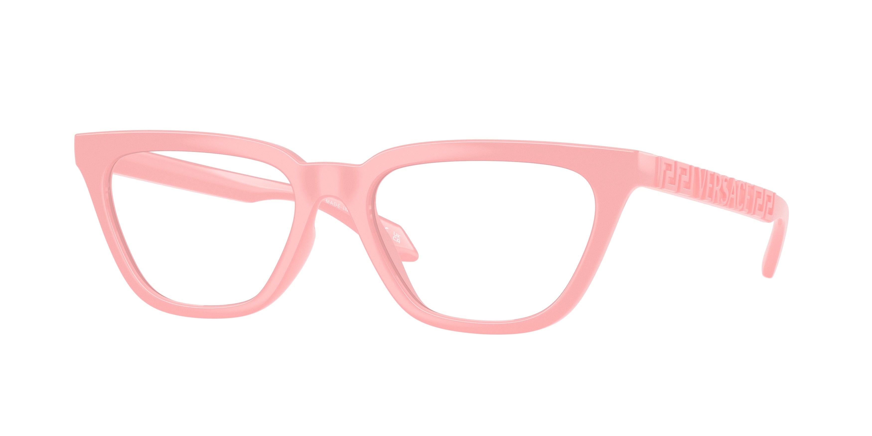 Versace VE3352U Cat Eye Eyeglasses  5452-Pink Bubble Gum 53-140-17 - Color Map Pink