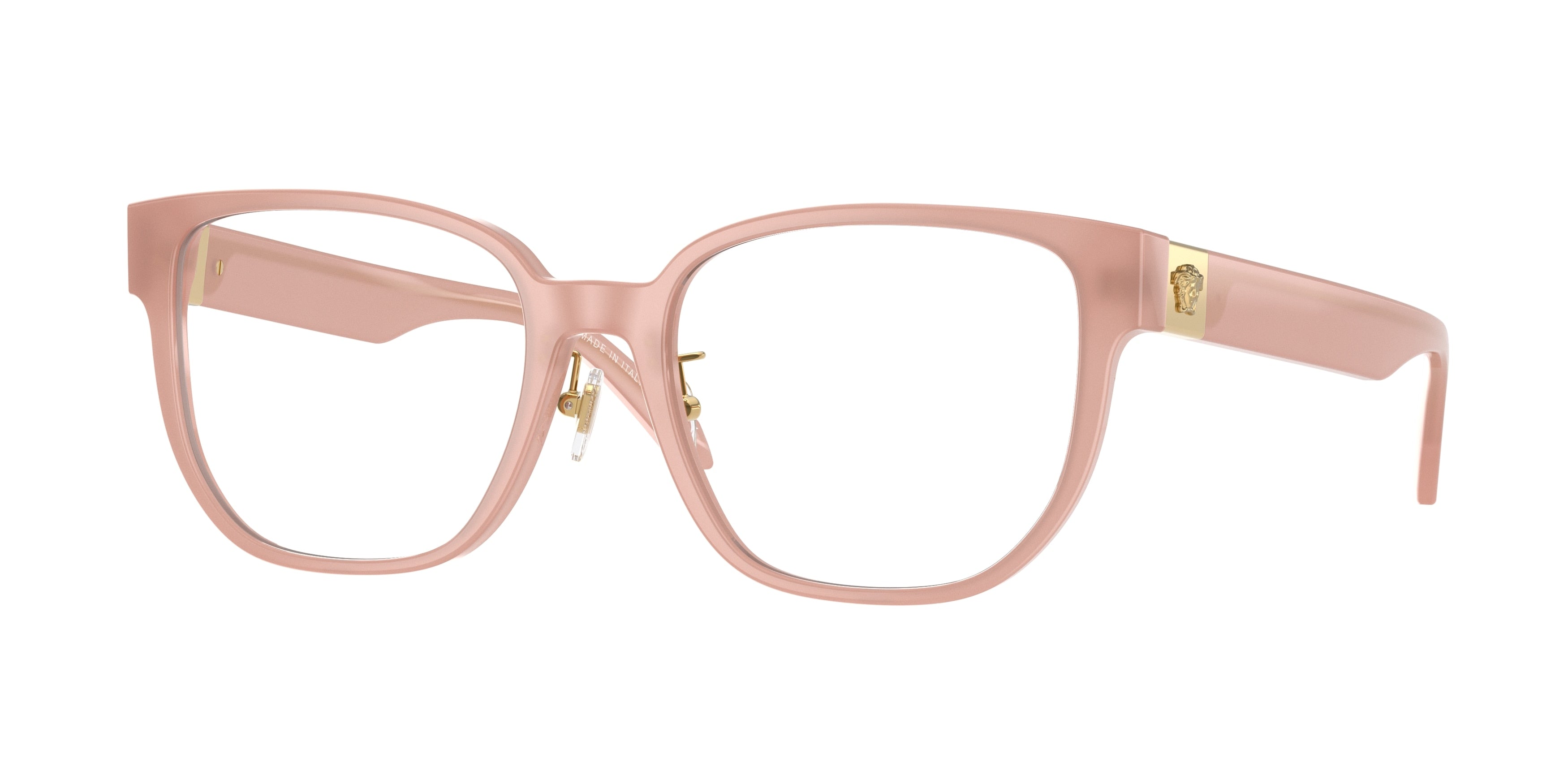 Versace VE3360D Square Eyeglasses  5394-Opal Pink 54-145-18 - Color Map Pink