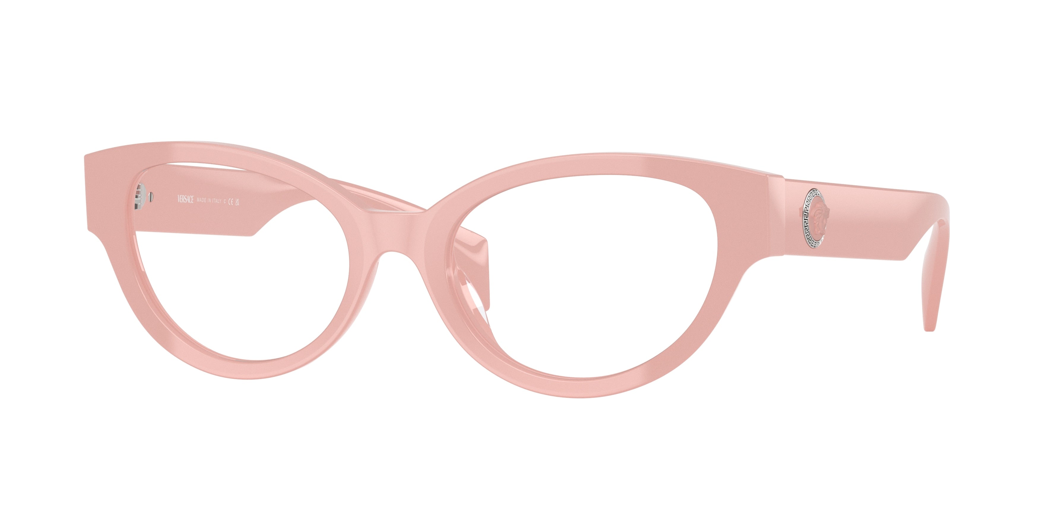 Versace VE3361U Cat Eye Eyeglasses  5488-Pink 53-140-19 - Color Map Pink