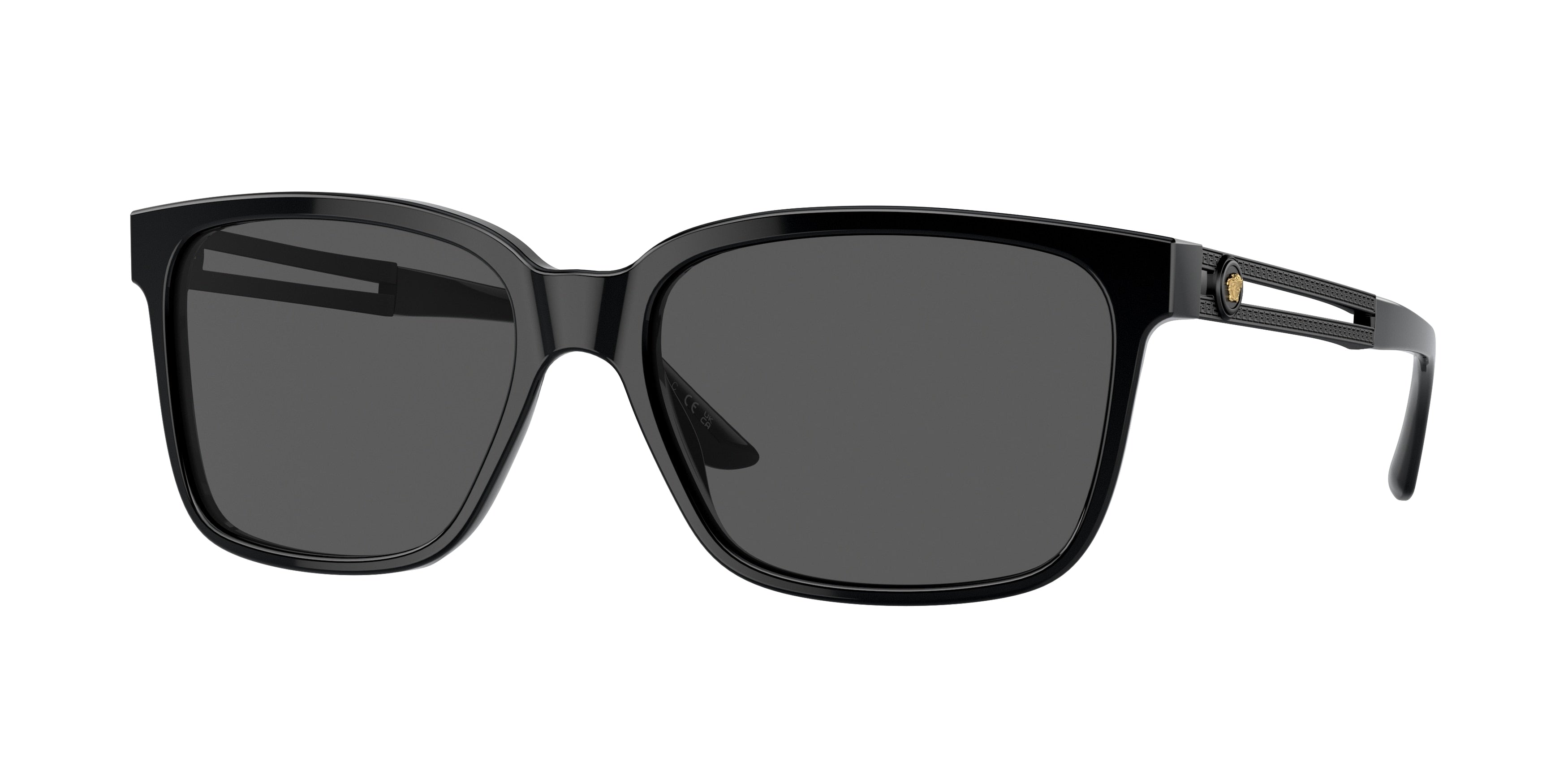 Versace VE4307 Square Sunglasses  533287-Black 58-145-17 - Color Map Black