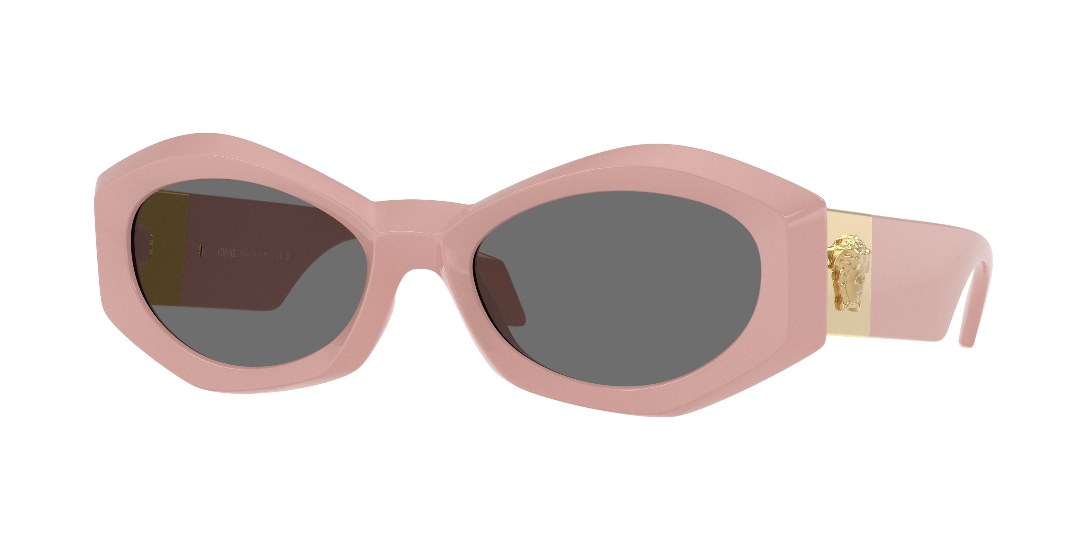 Versace VE4466U Irregular Sunglasses  546387-Pink 54-140-19 - Color Map Pink