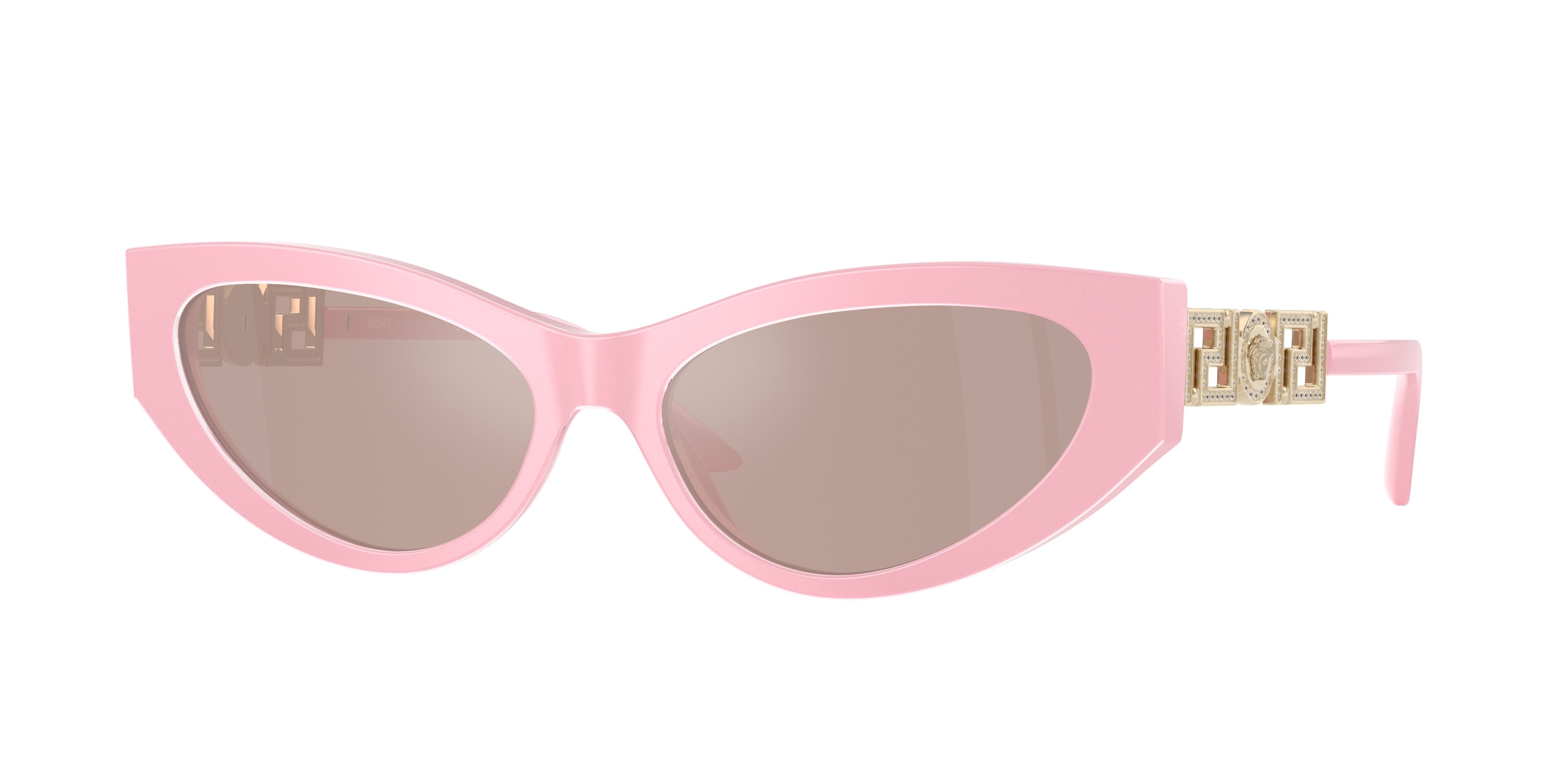 Versace VE4470B Cat Eye Sunglasses  5473/5-Perla Pastel Pink 56-140-16 - Color Map Pink