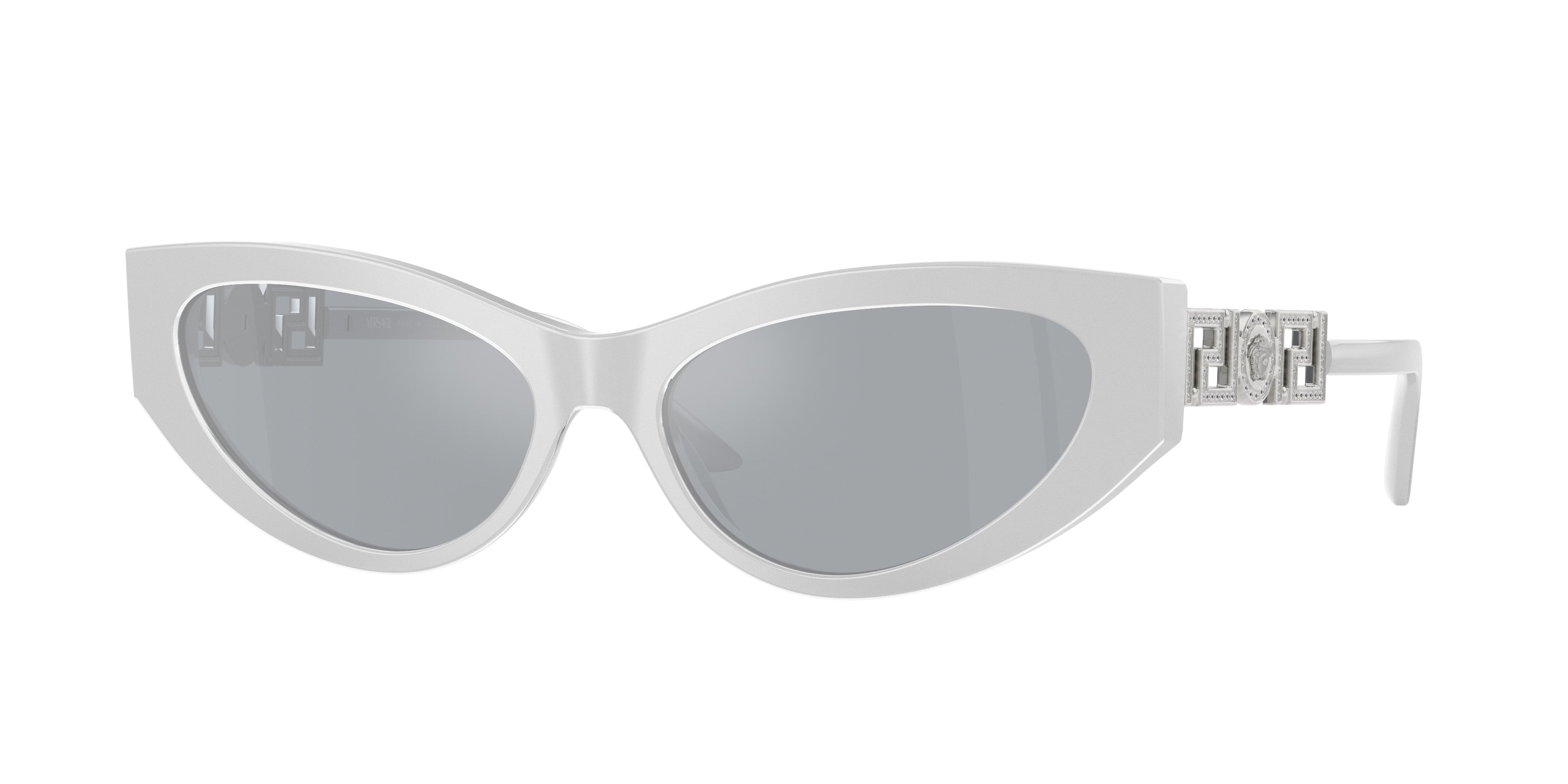 Versace VE4470B Cat Eye Sunglasses  54741U-Pearl Grey 56-140-16 - Color Map Grey