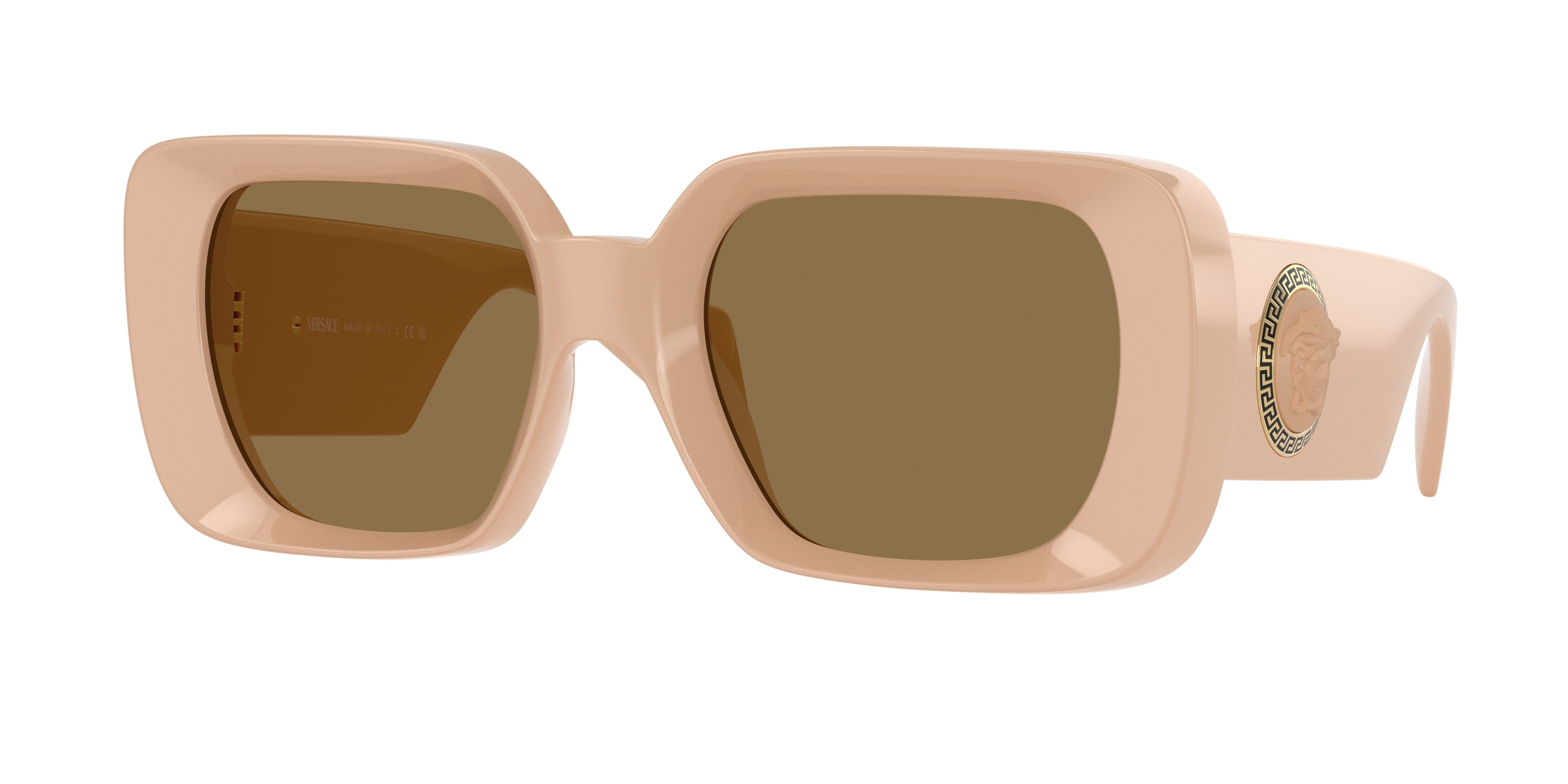 Versace VE4473U Square Sunglasses  548973-Beige 54-140-21 - Color Map Beige