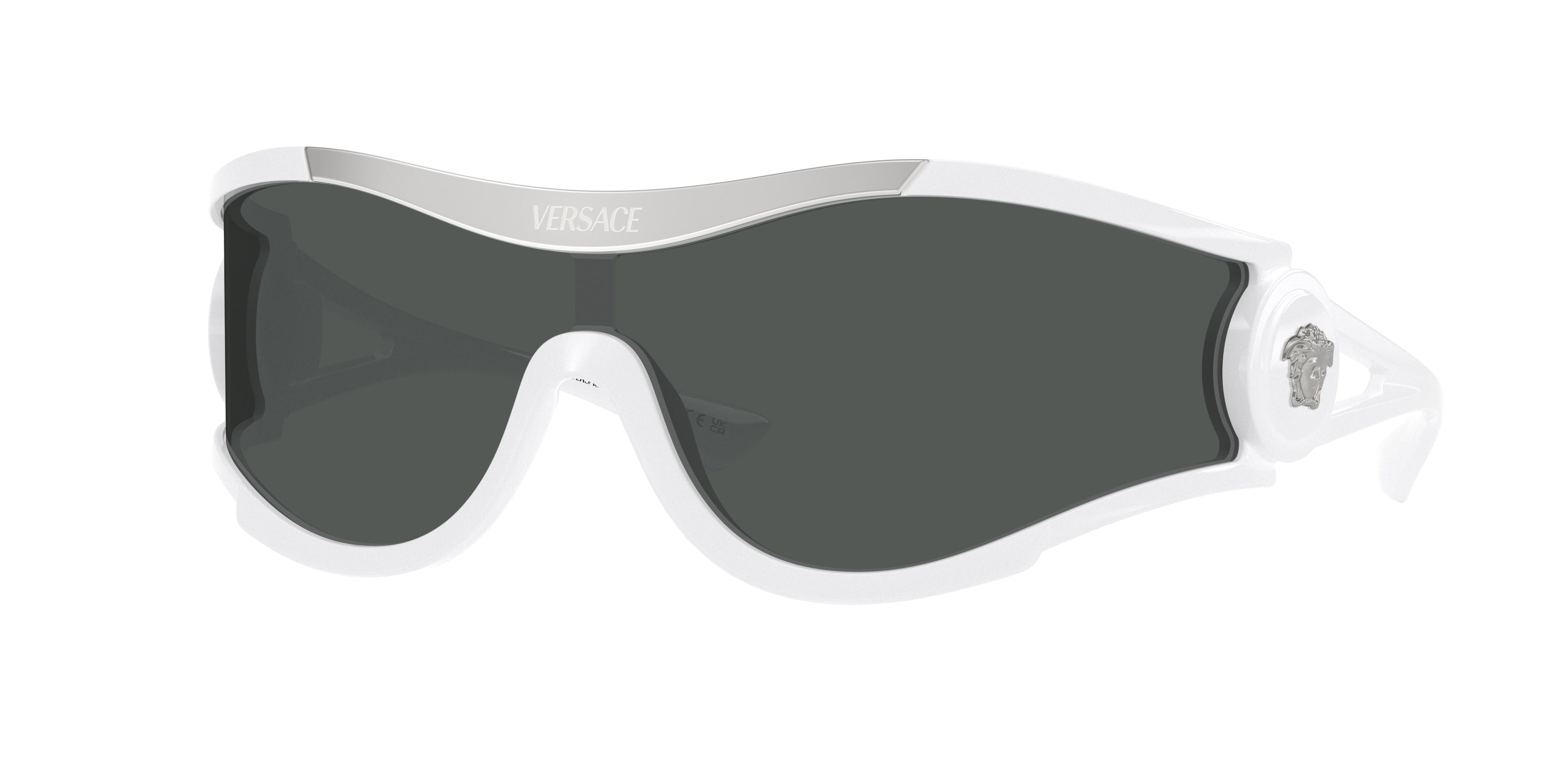 Versace VE4475 Irregular Sunglasses  314/87-White 42-110-142 - Color Map White