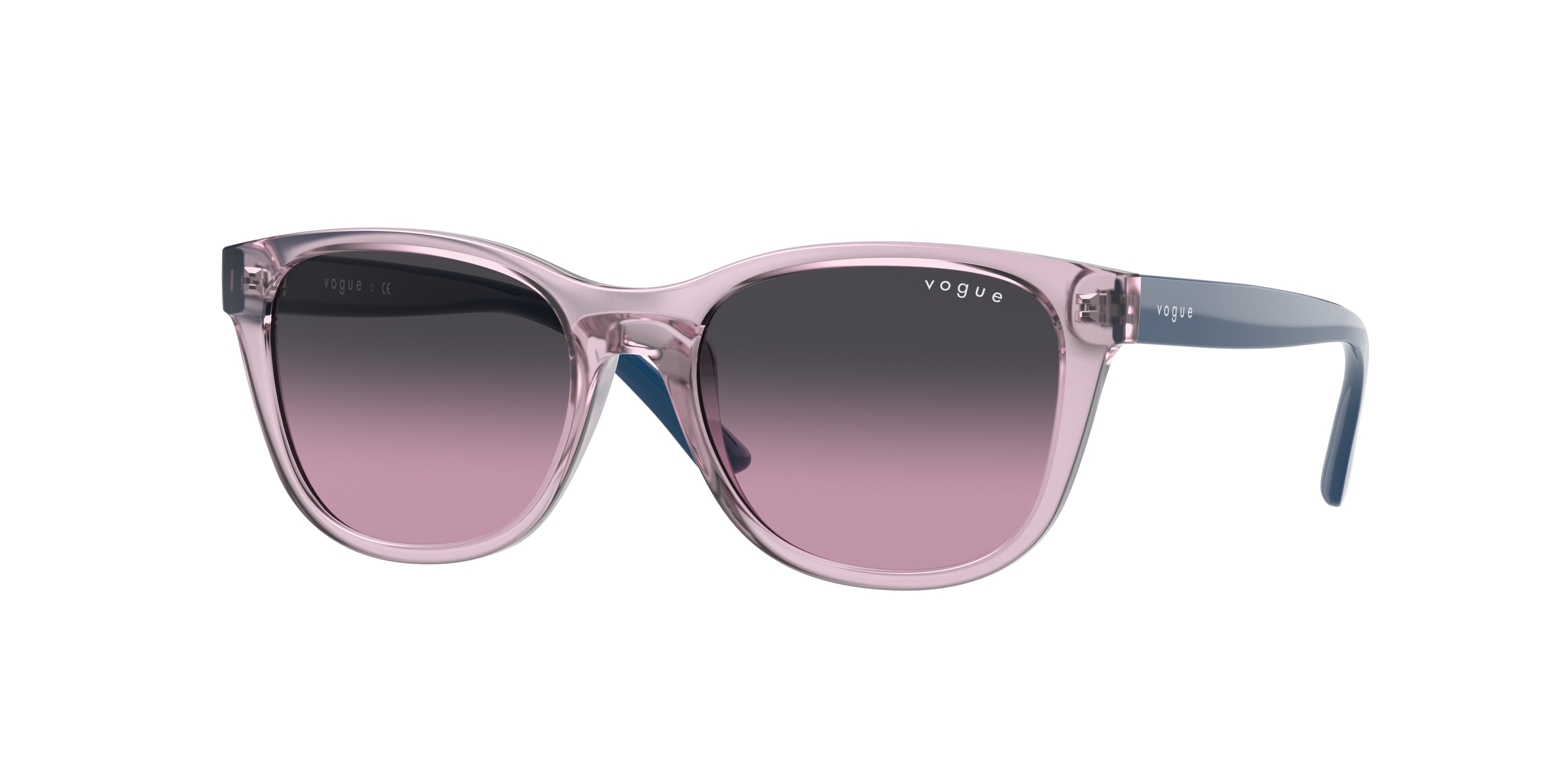 VOGUE JUNIOR SUN VJ2010 Butterfly Sunglasses  278090-Opal Pink 48-125-16 - Color Map Pink