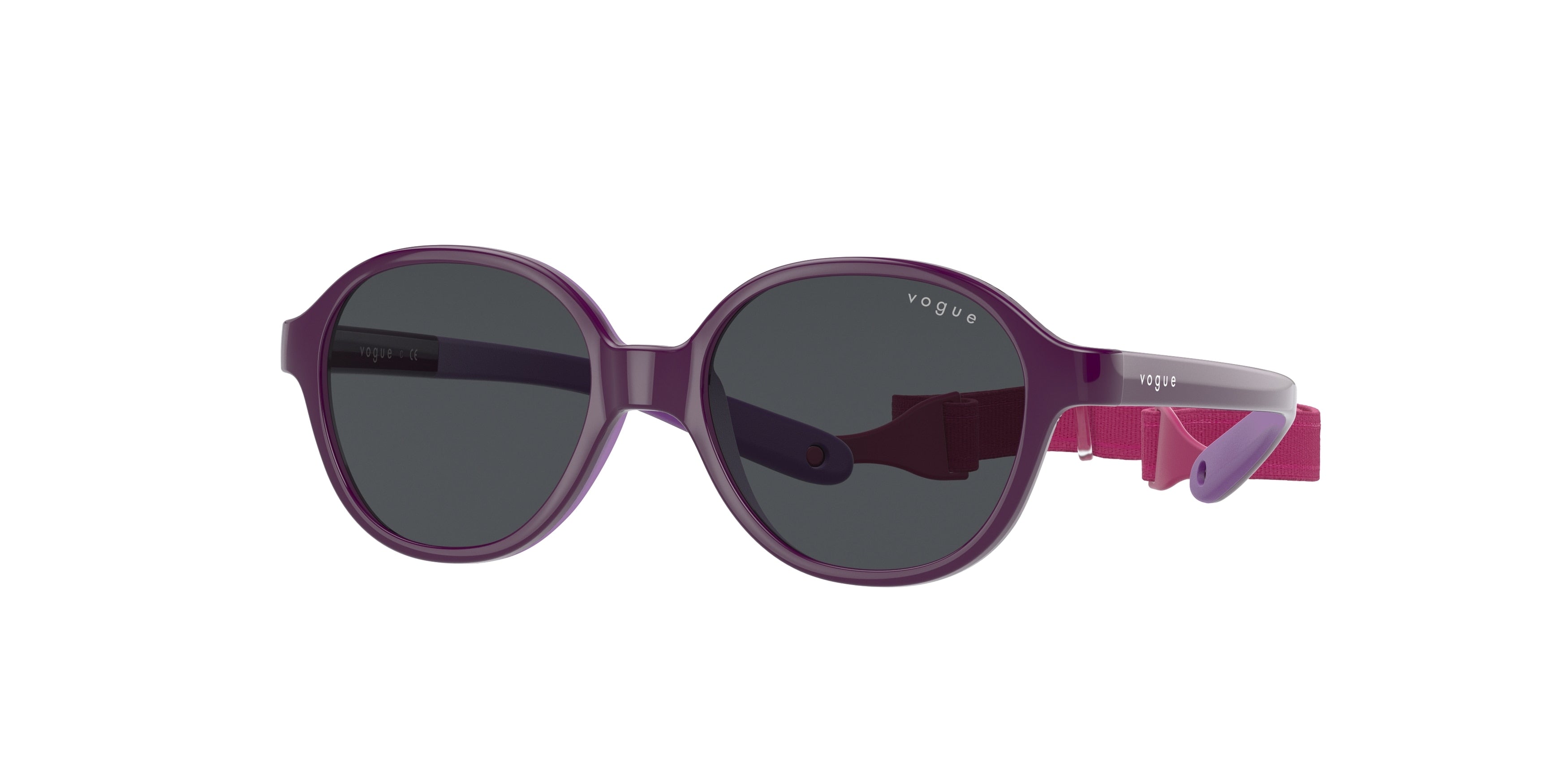 VOGUE JUNIOR SUN VJ2012 Pillow Sunglasses  297687-Violet On Rubber Violet 43-120-14 - Color Map Violet