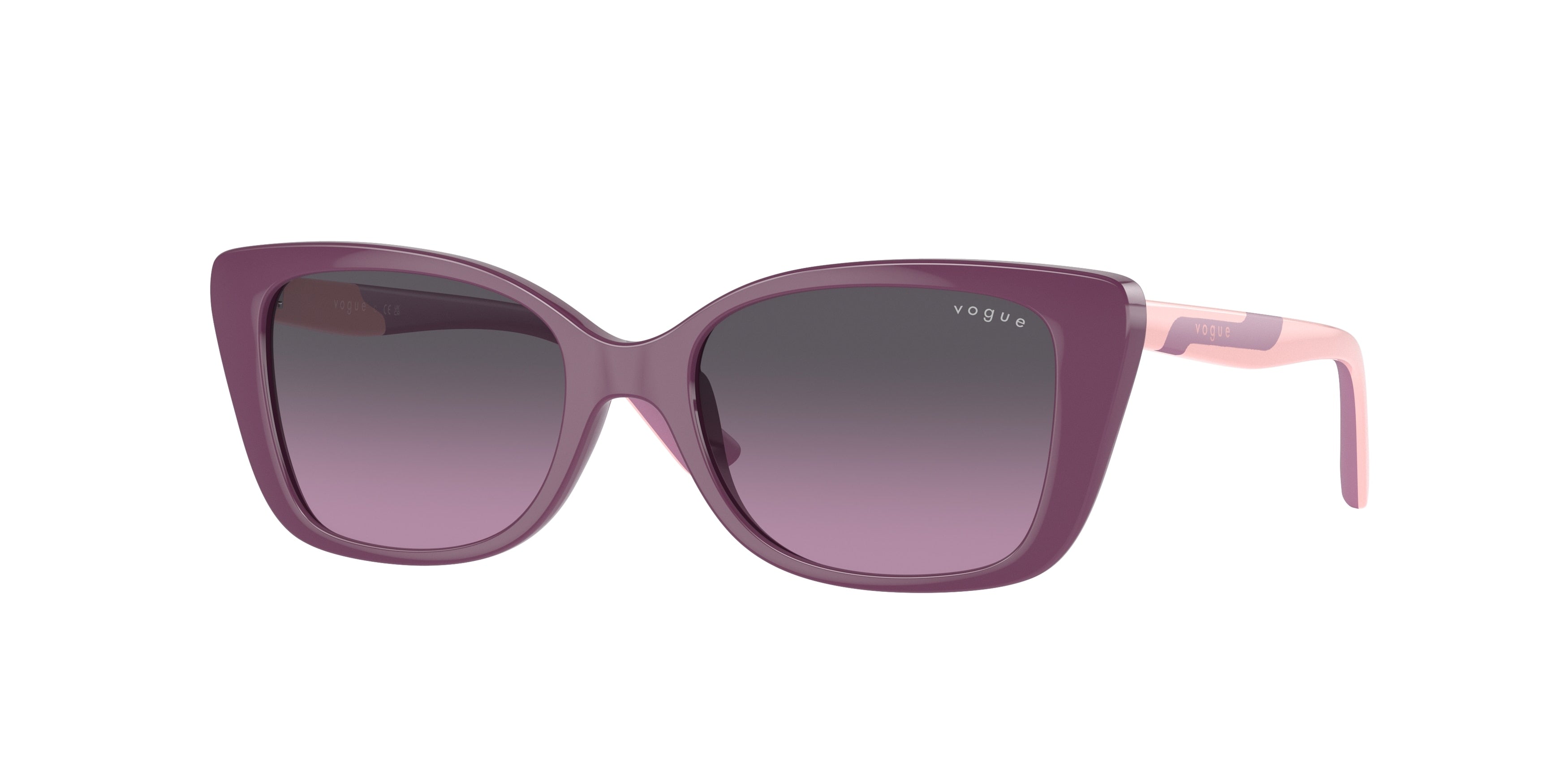 VOGUE JUNIOR SUN VJ2022 Butterfly Sunglasses  31304Q-Full Purple 48-125-16 - Color Map Violet