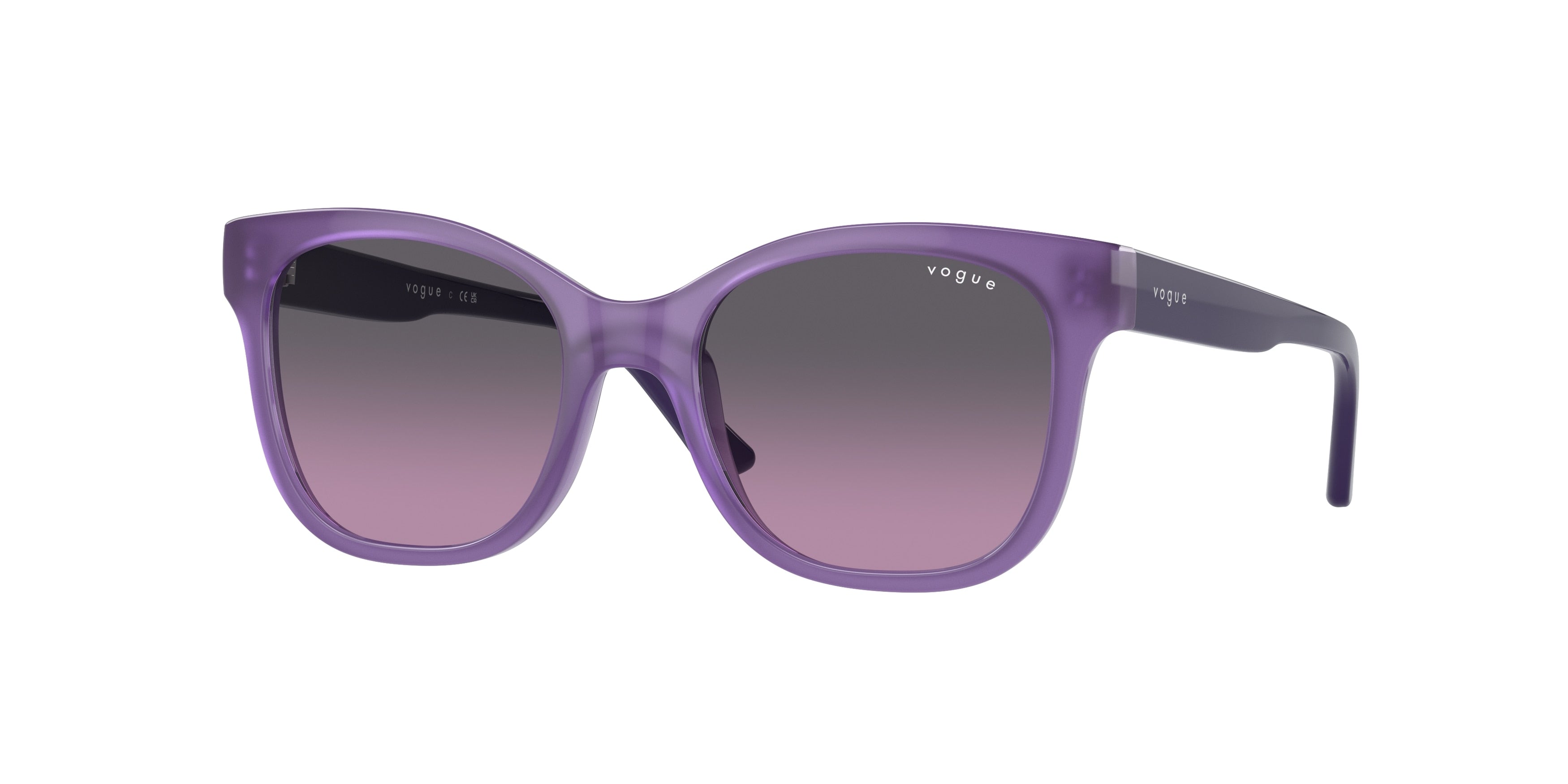 VOGUE JUNIOR SUN VJ2023 Butterfly Sunglasses  31274Q-Opal Violet 47-125-17 - Color Map Violet