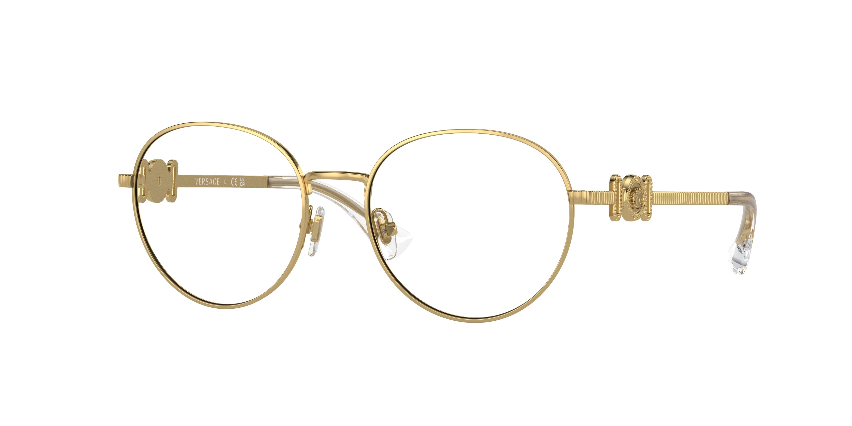 Versace Kids VK1002 Phantos Eyeglasses  1002-Gold 48-130-16 - Color Map Gold