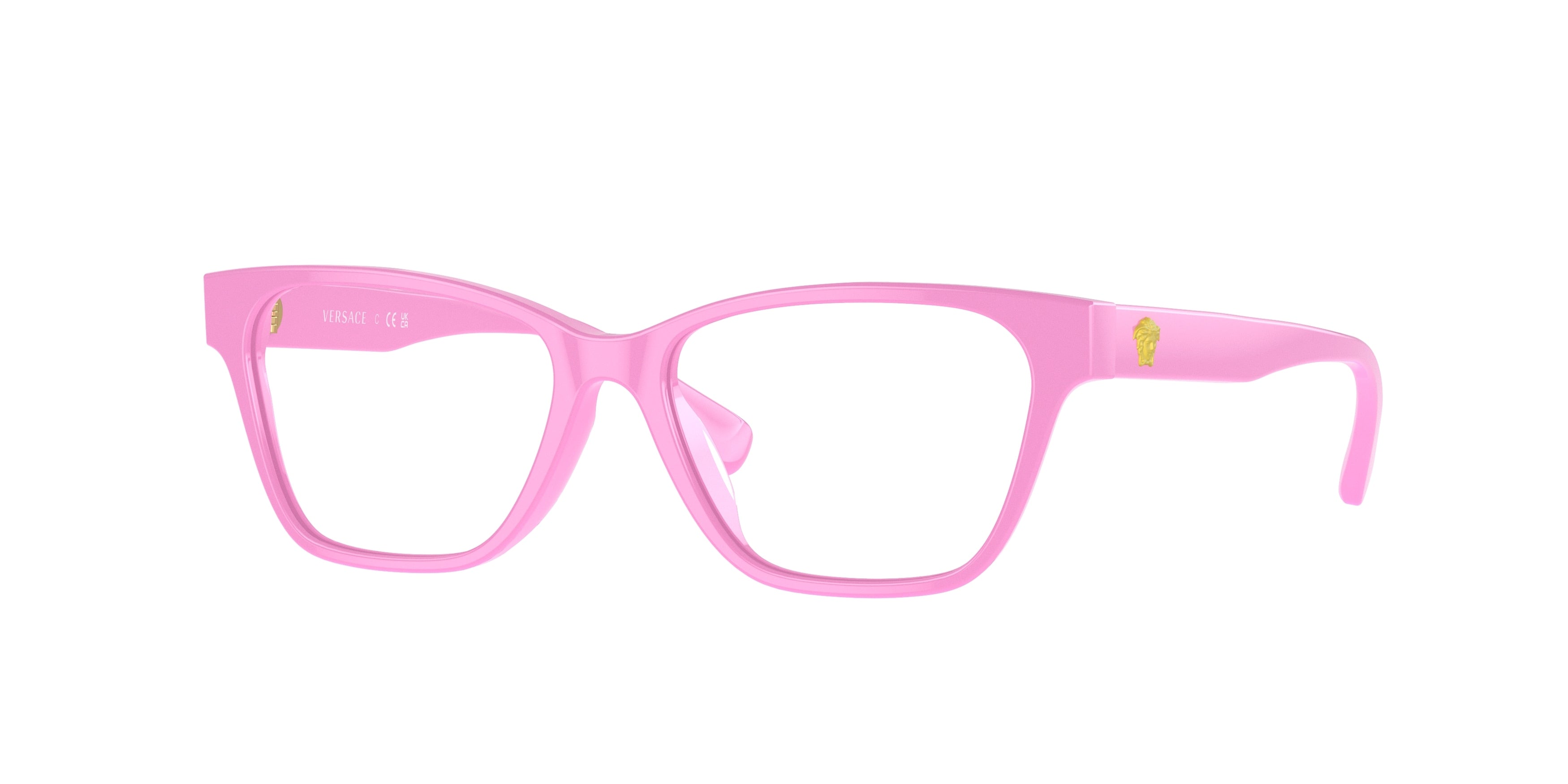 Versace Kids VK3003U Rectangle Eyeglasses  5399-Pink 48-130-14 - Color Map Pink